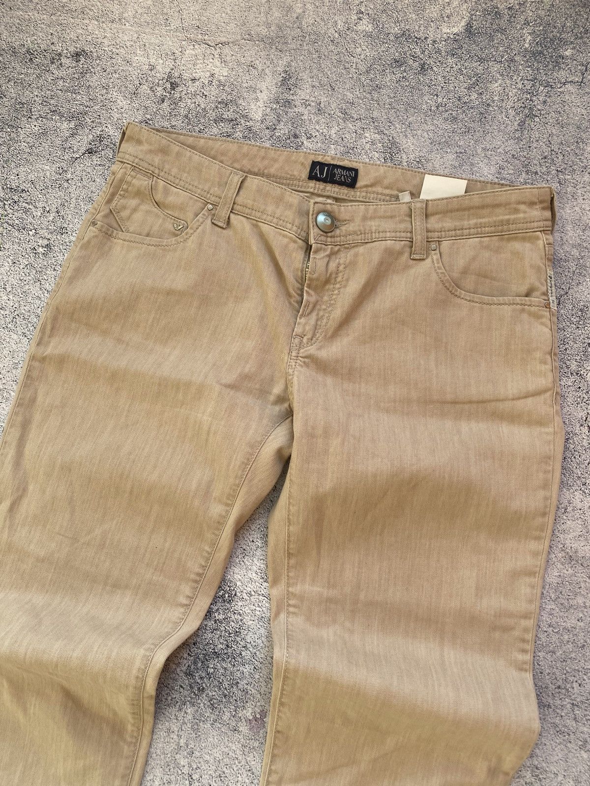Emporio Armani Vintage Rare Emporio Armani Hype Metal Logo Y2K Jeans Size US 32 / EU 48 - 17 Thumbnail