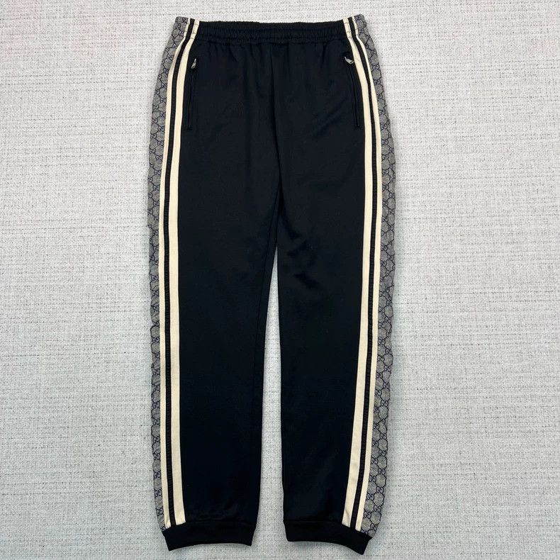 Gucci Gucci Black Logo Side Sweatpants-dmc Size US 34 / EU 50 - 1 Thumbnail