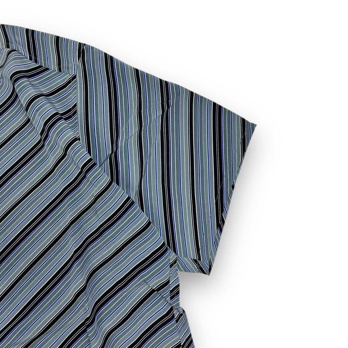 If Six Was Nine × Le Grande Bleu (L.G.B.) × Vintage Atelier Sab Vintage Striped Shirt Slim Fit Size US M / EU 48-50 / 2 - 3 Thumbnail
