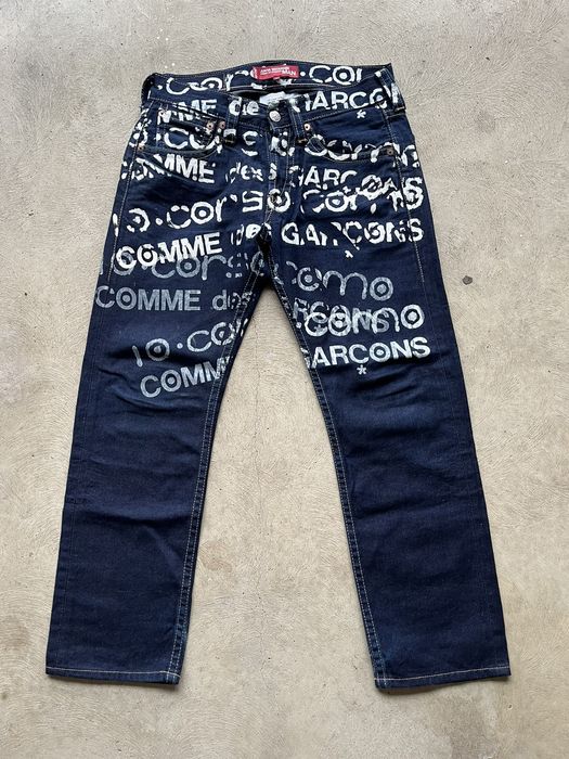 Junya Watanabe CDG Junya Watanabe Corso Como Painted Jeans | 32