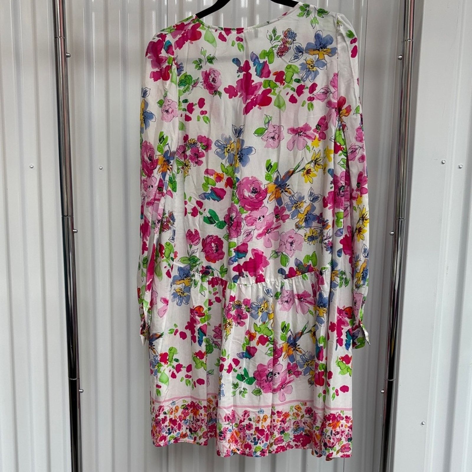 Ermanno Scervino NWT Ermanno Scervino Pink and Green Floral Dress Women's XS Size XS / US 0-2 / IT 36-38 - 6 Thumbnail