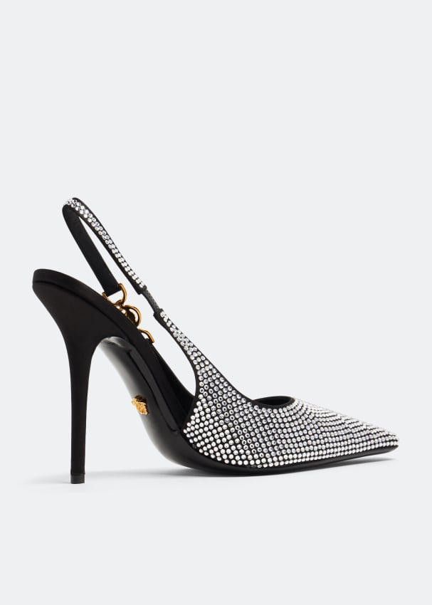 Versace Versace Medusa ‘95 Crystal Slingback Pumps 110mm size 35 Size ONE SIZE - 2 Thumbnail