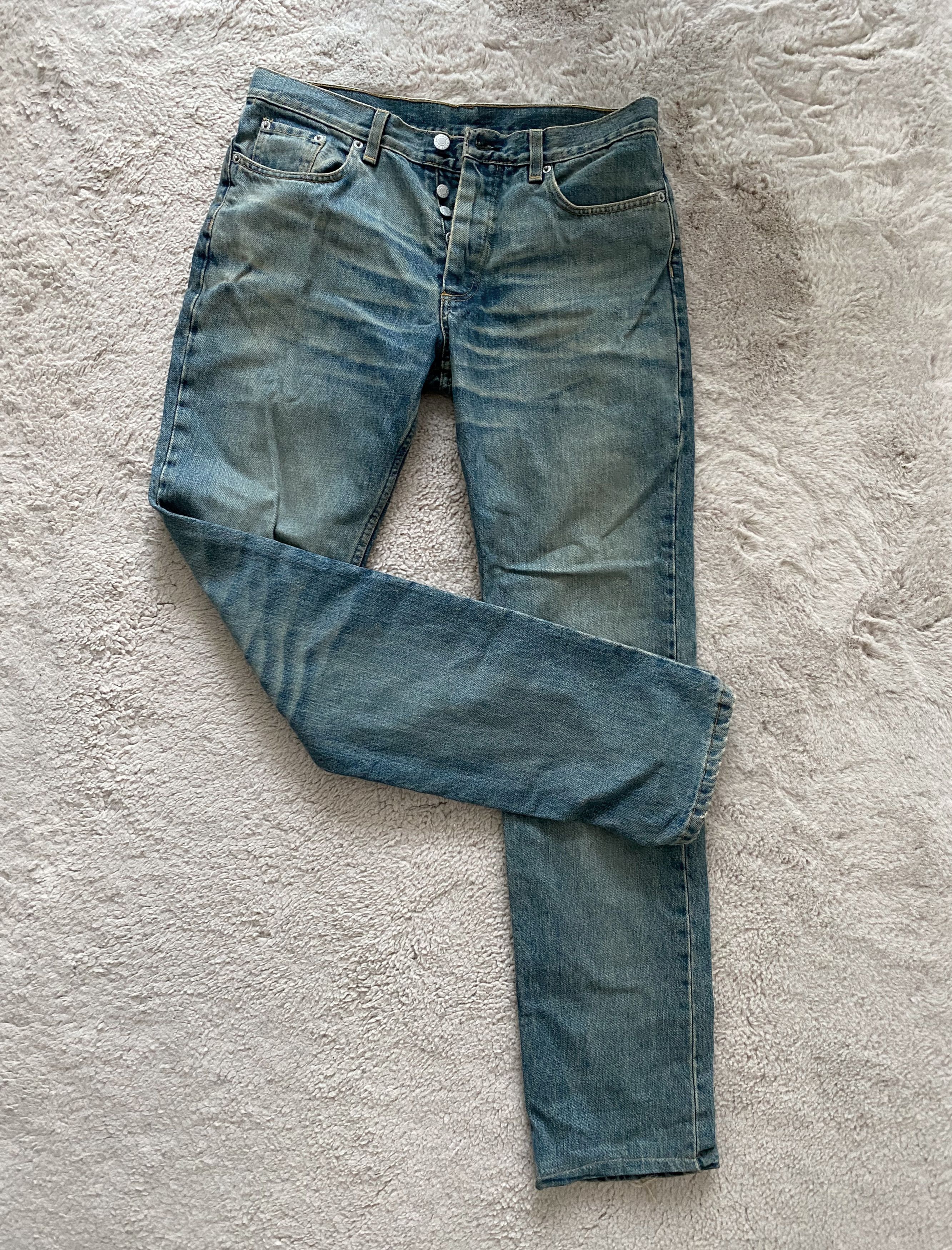 Helmut Lang Vintage Sand Slim Jeans Helmut Lang Era Size US 30 / EU 46 - 1 Thumbnail