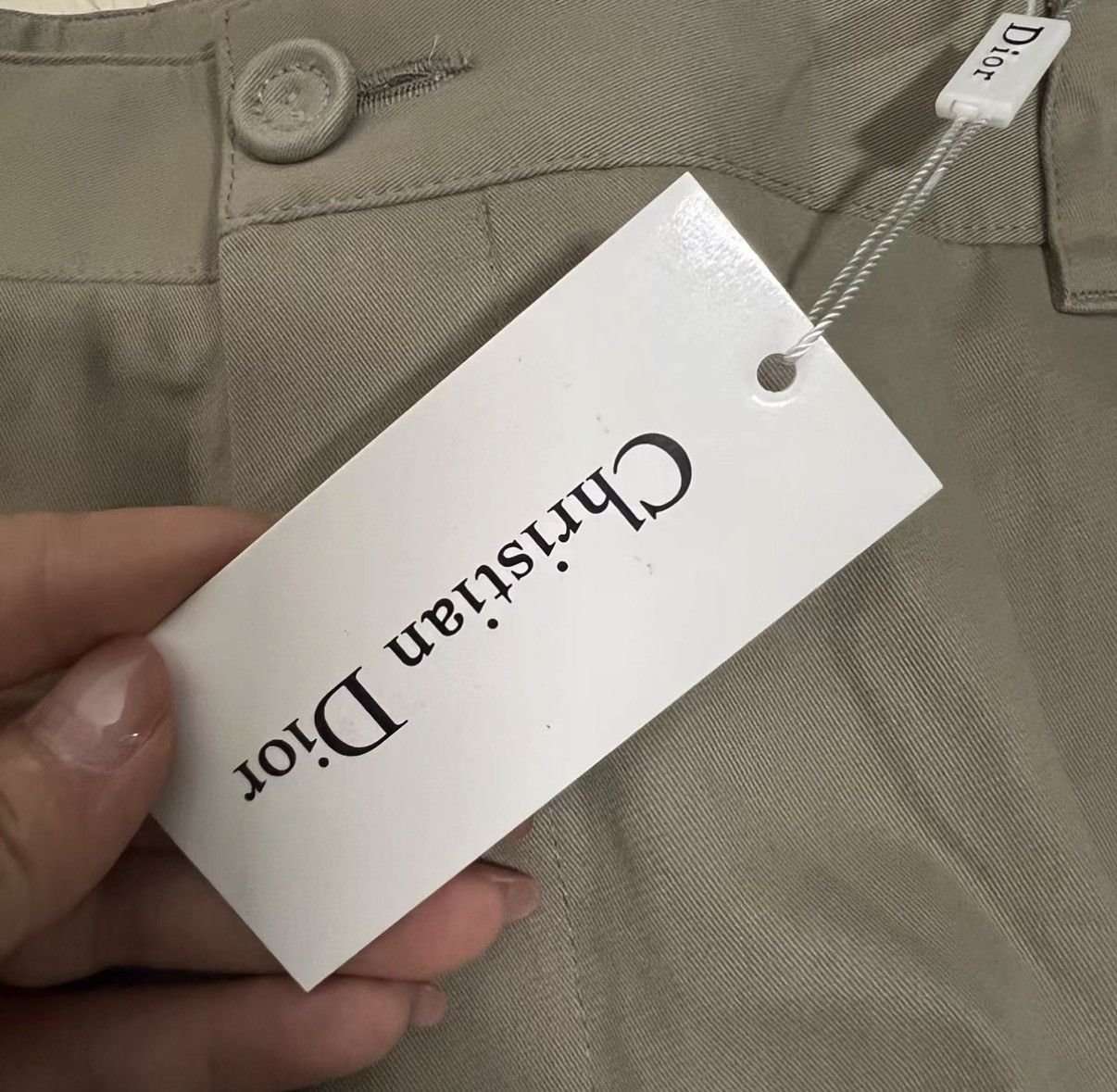 Dior Dior Khaki Wide-leg Pants J41 Size US 36 / EU 52 - 3 Thumbnail