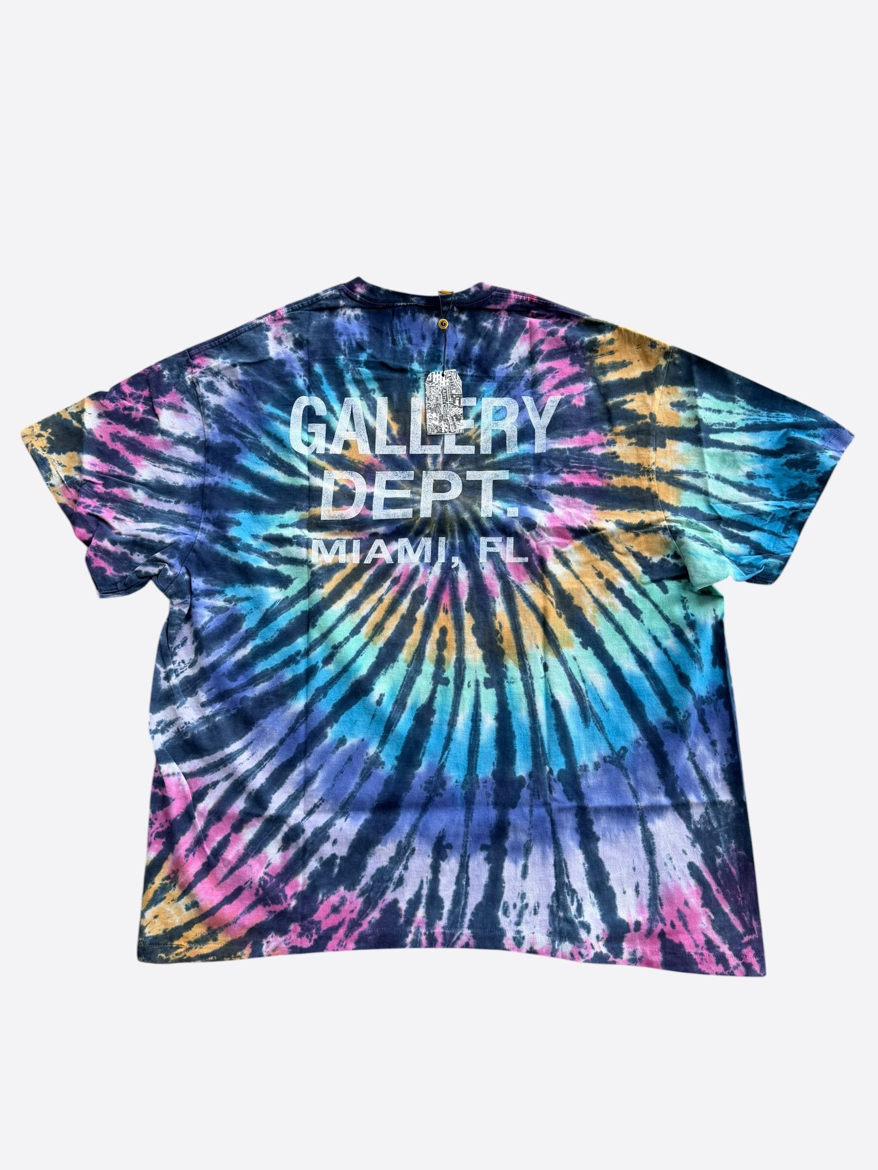 Gallery Dept. Gallery Dept Tropical Tie-Dye Miami Exclusive Logo T-Shirt Size US XXL / EU 58 / 5 - 2 Thumbnail