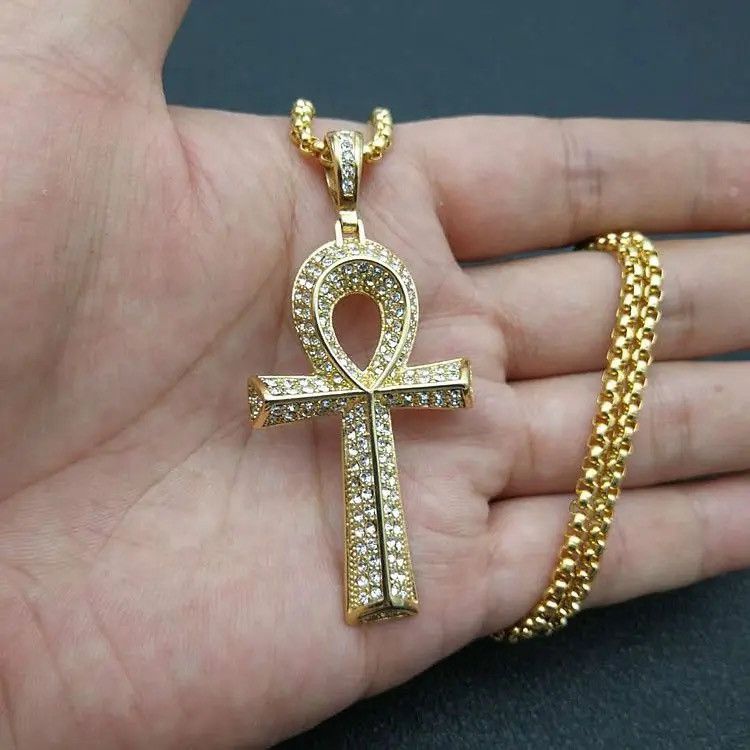 Jewelry Egyptian Cross Pendant Necklace Size ONE SIZE - 5 Thumbnail