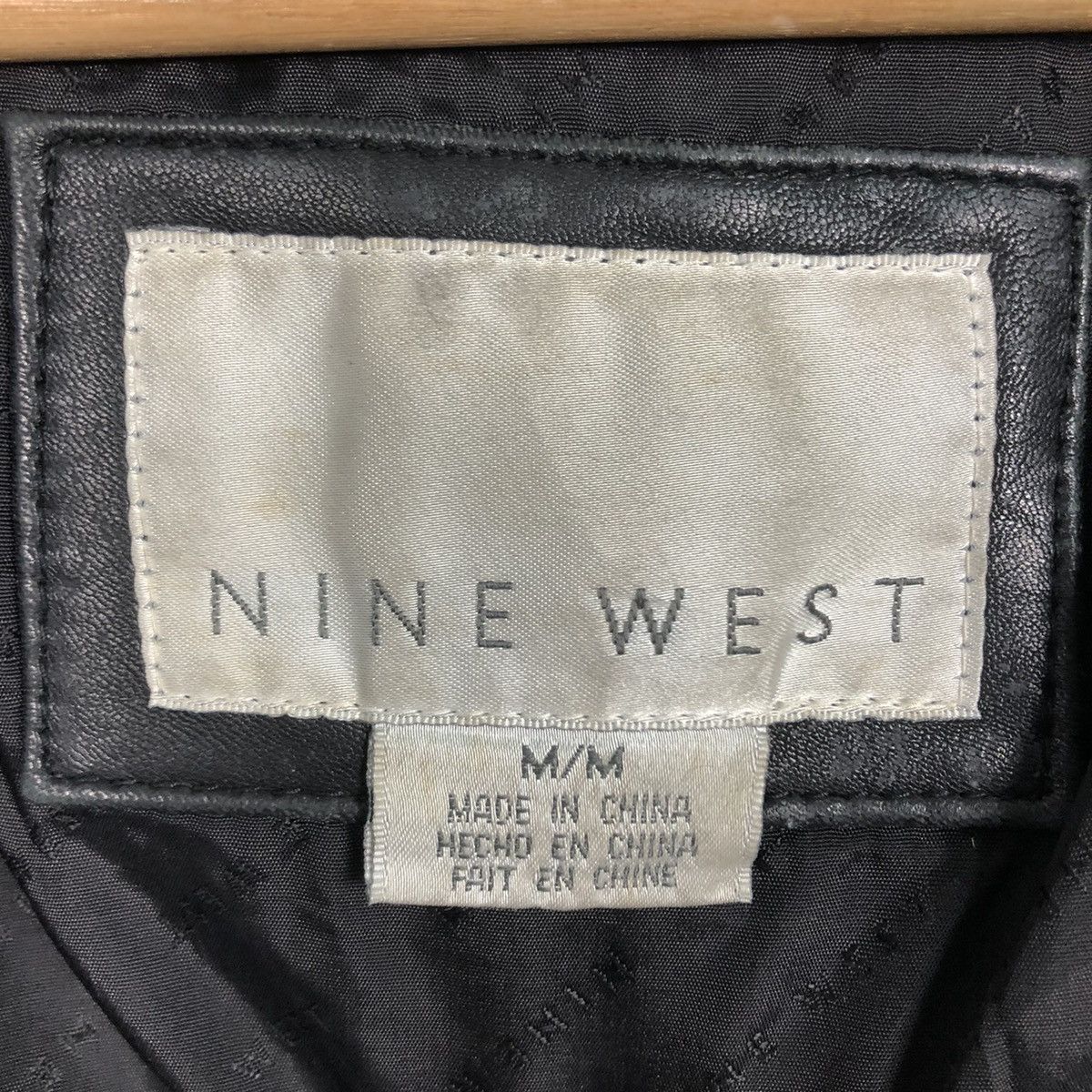 Japanese Brand 📌Rich Black Vintage Leather Jacket Nine West Issey Miyake Size US M / EU 48-50 / 2 - 19 Thumbnail