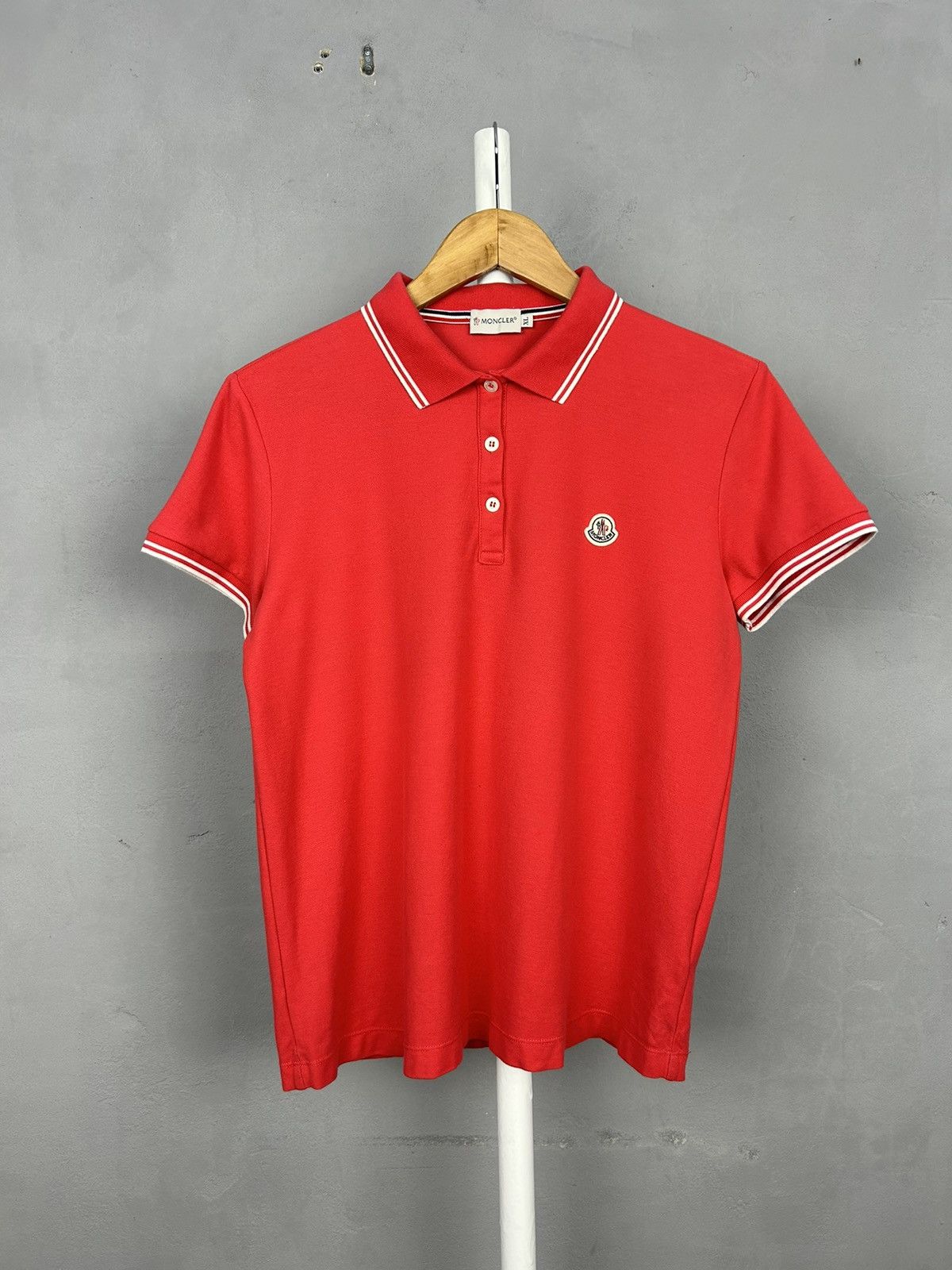 Moncler Moncler Polo Shirt Logo Short Sleeve Size XL Size XL / US 12-14 / IT 48-50 - 1 Thumbnail