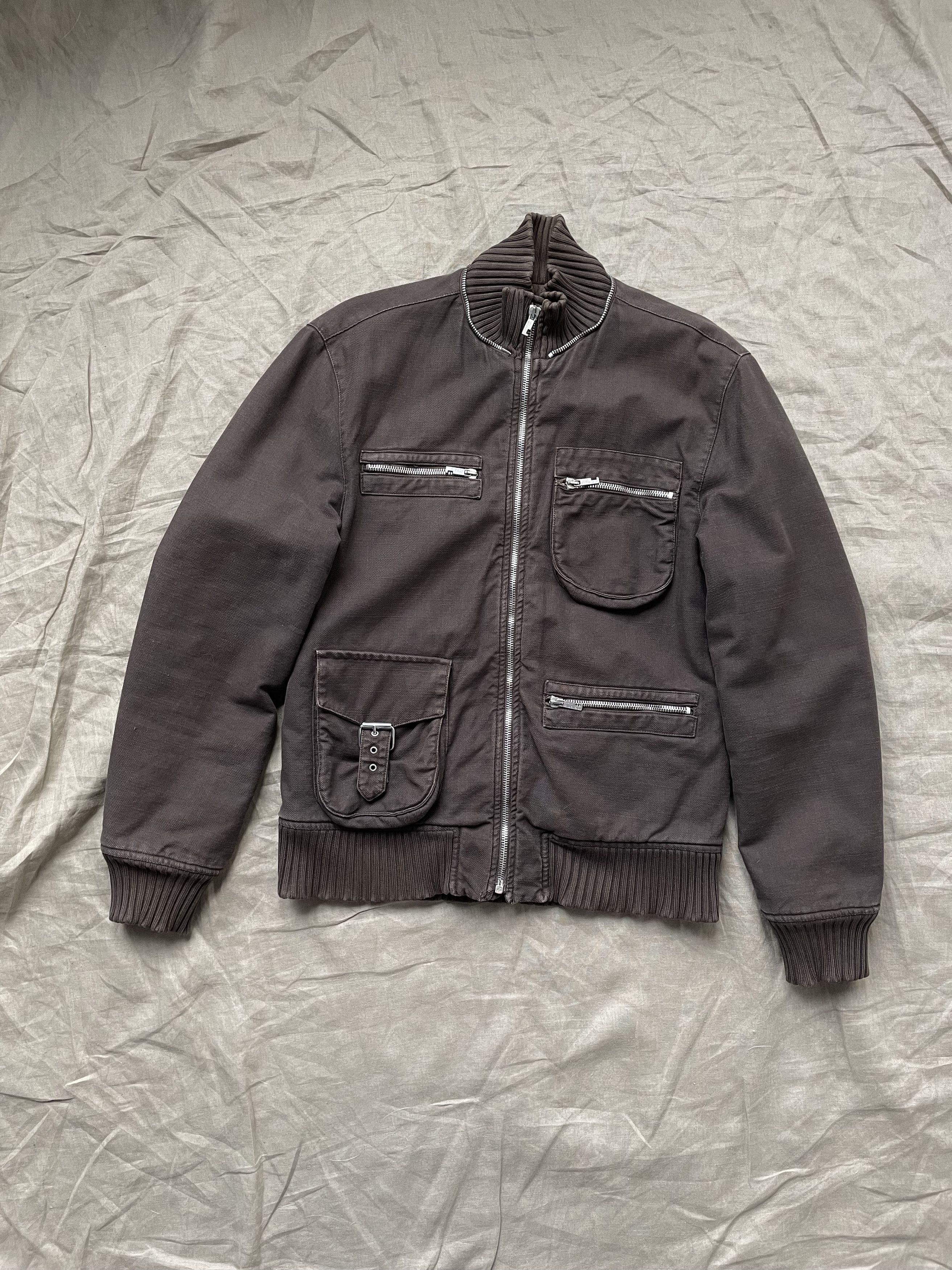 image of Archival Clothing x Iceberg Jeans Vintage Multipocket Military Jacket 6152Ac in Brown, Women's (Siz
