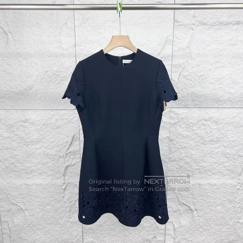 Dior Dior Black Cotton Women's Dress . Size XXS / US 00 / IT 34 - 1 Thumbnail