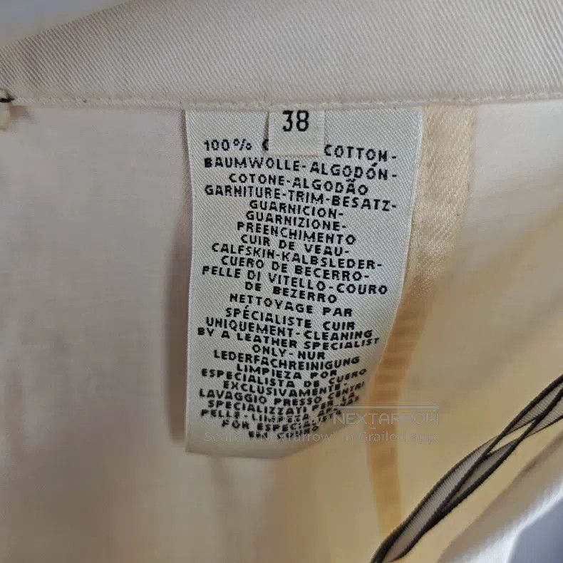 Hermes Hermes Off-white skirt with zipper design at the waist Size 25" / US 0 / IT 36 - 5 Thumbnail