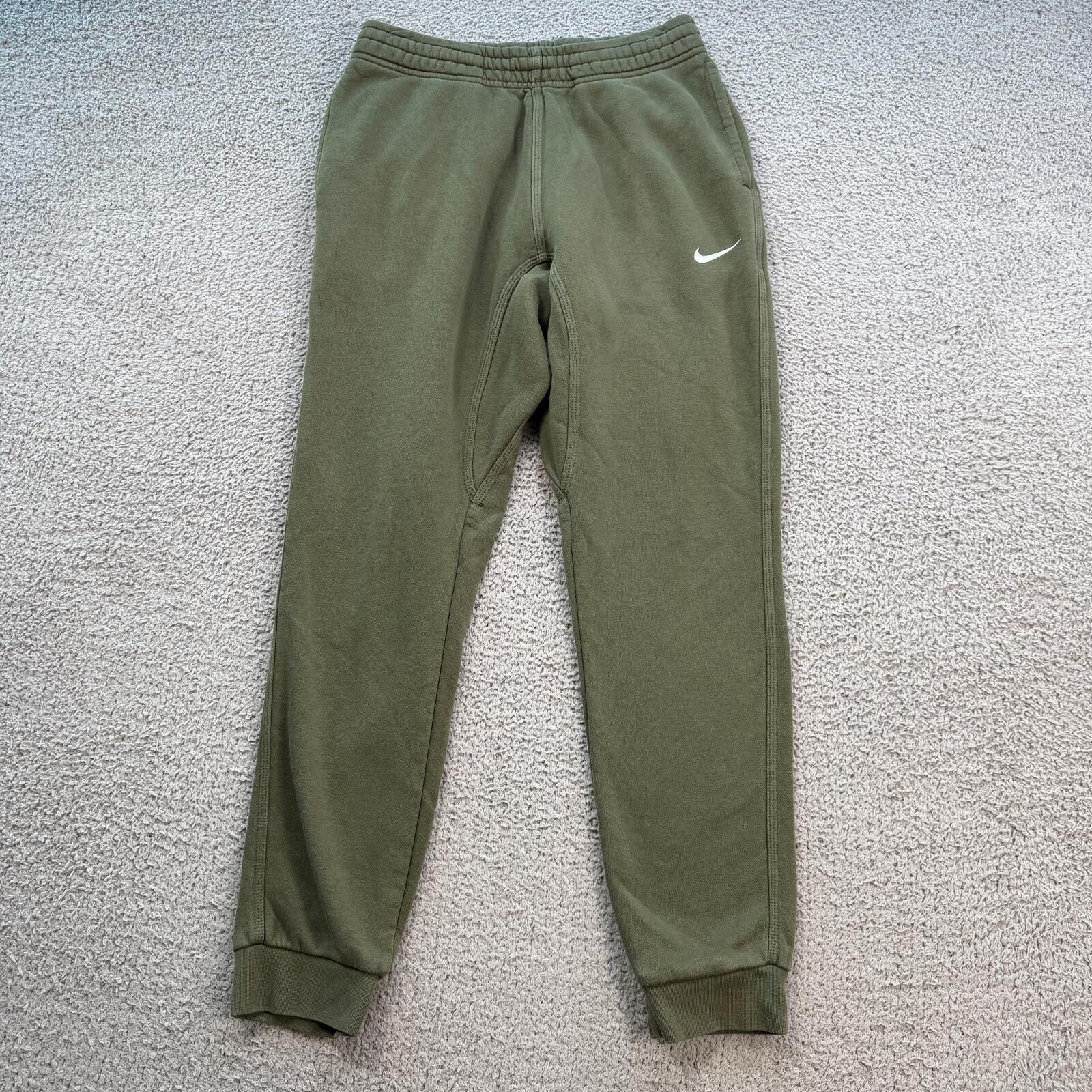 Nike Nike Olive Green Fleece Jogger Sweatpants Lounge Pants M Size US 32 / EU 48 - 1 Thumbnail