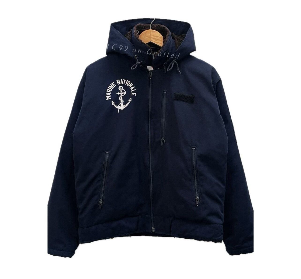 True Religion 1980s Marine Nationale N-1 Deck Jacket Size US M / EU 48-50 / 2 - 1 Thumbnail
