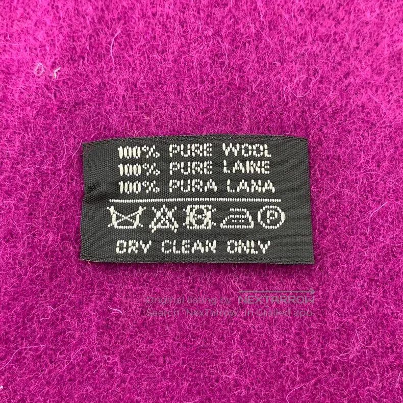 Saint Laurent Paris Saint Laurent Paris Purple Logo Letter Embroidered Wool Fr Size ONE SIZE - 9 Thumbnail