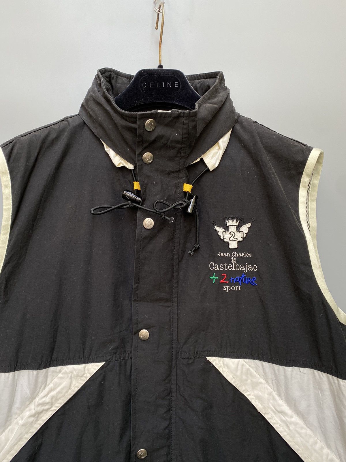 Jean Charles De Castelbajac 90s Castelbajac Sport- The Surf Up- Hooded Vest Size US L / EU 52-54 / 3 - 4 Thumbnail
