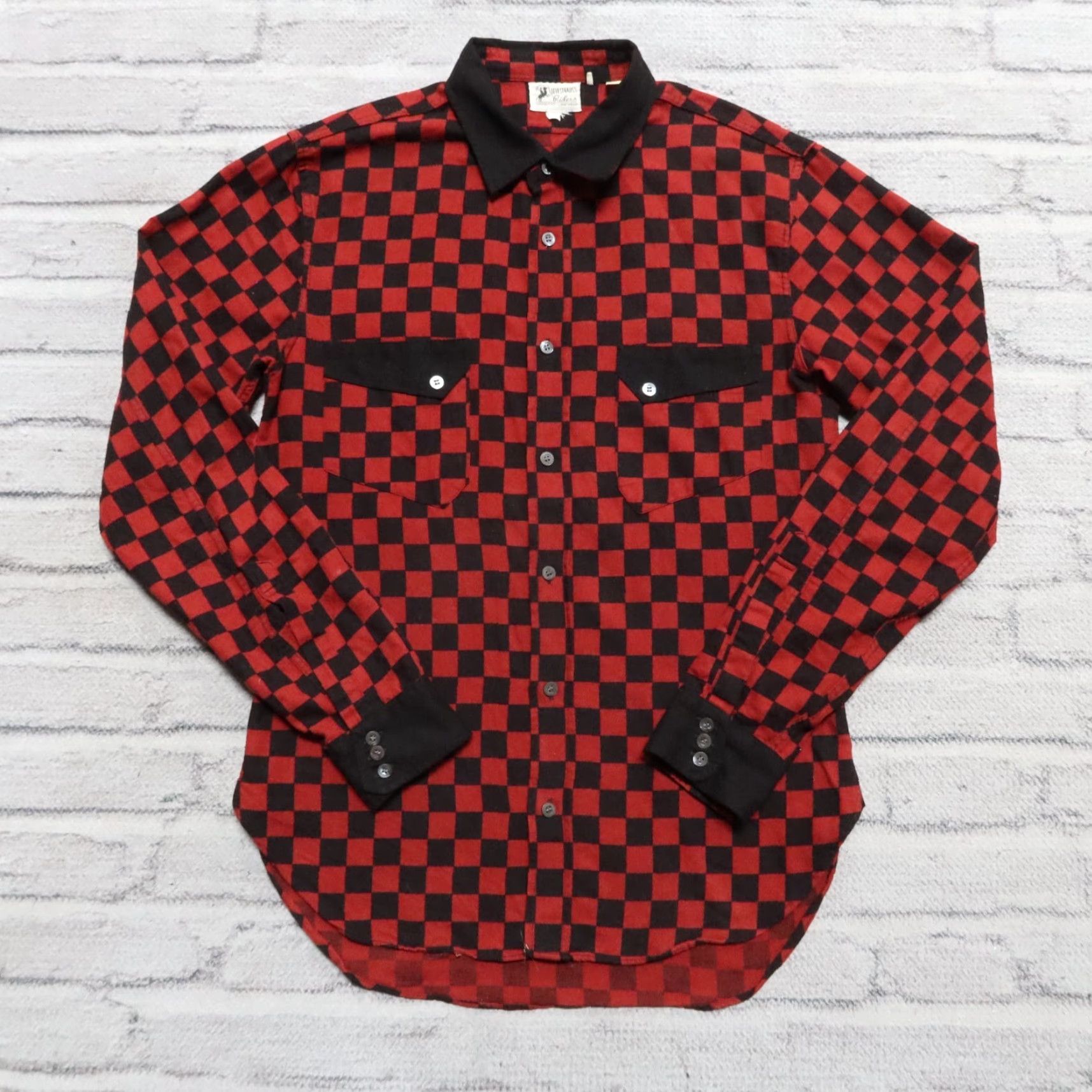Levi's Levi's 1938 LVC Rodeo Western Check Shirt Mens S Red Vintage Collection Size US S / EU 44-46 / 1 - 2 Thumbnail