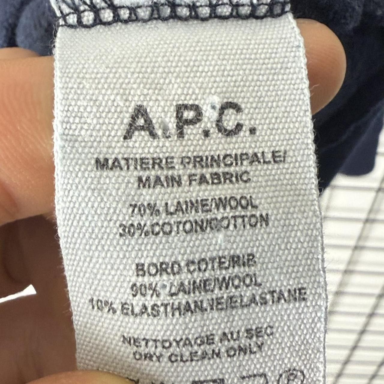 A.P.C. A.P.C. navy blue hoodie Wool Size US M / EU 48-50 / 2 - 4 Thumbnail