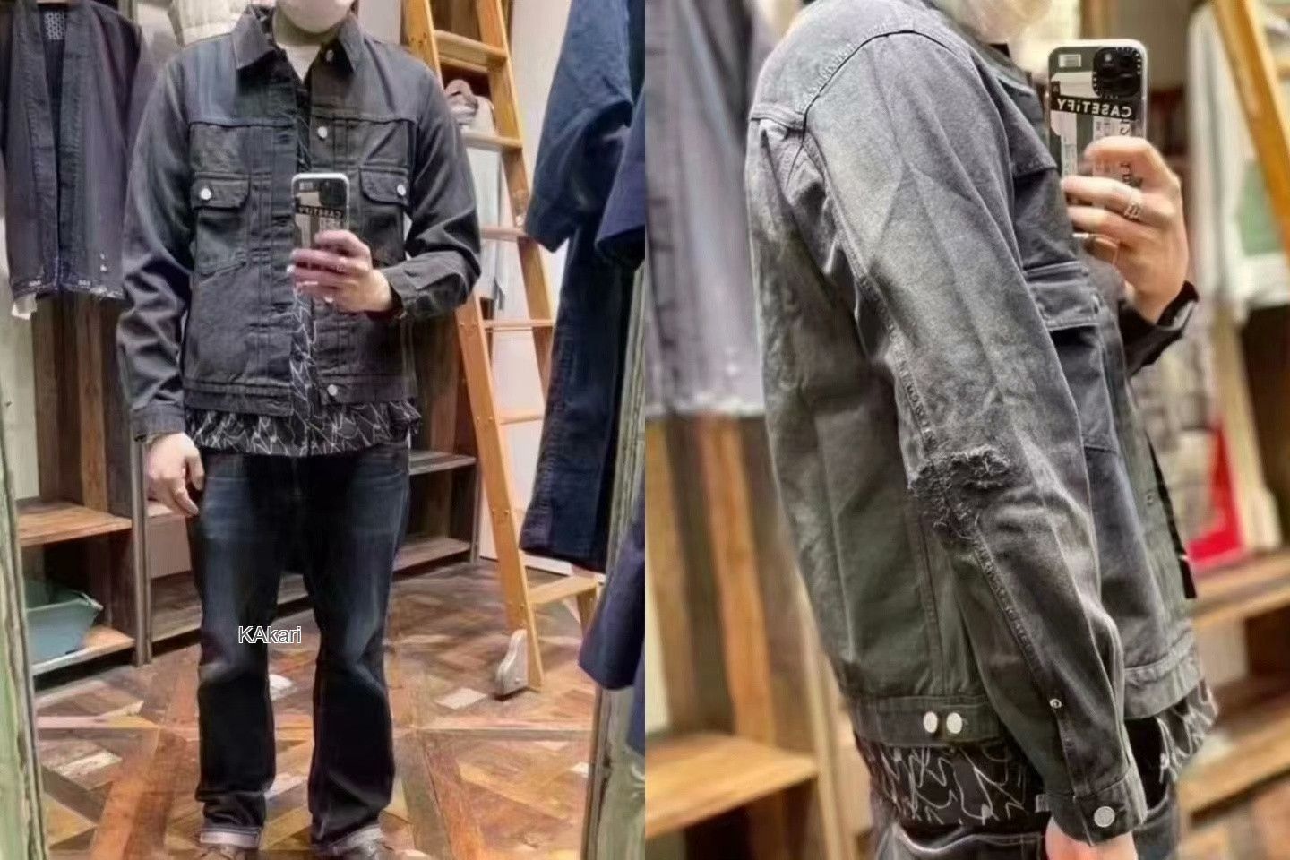 Visvim VISVIM ICT 101 CMYK Black Denim Jacket Size US M / EU 48-50 / 2 - 9 Thumbnail
