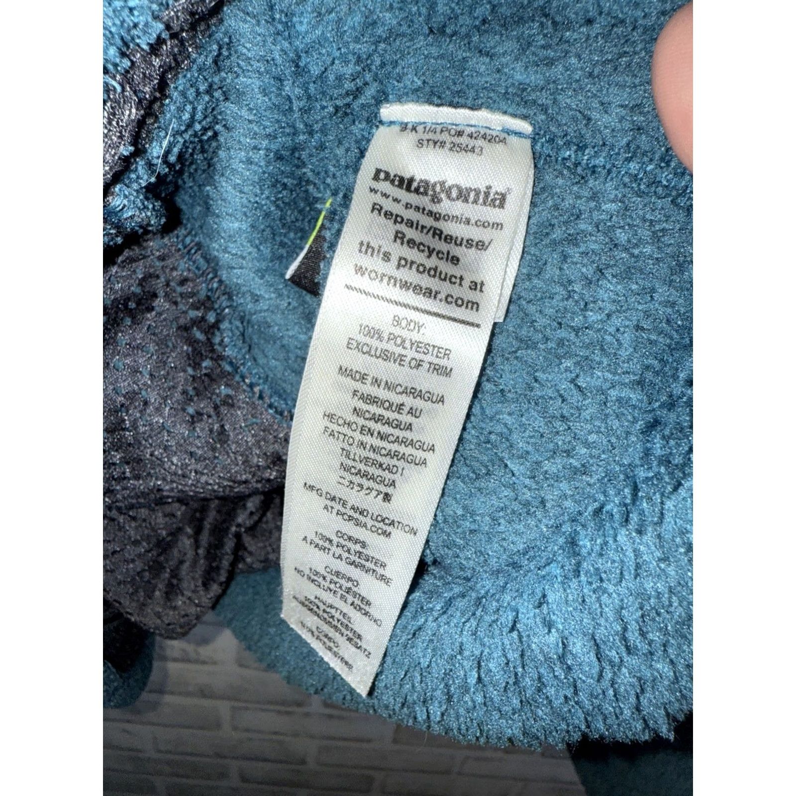 Patagonia Patagonia Womens Fleece Jacket Pullover Snap Button Teal Blue M Women Pullover M Size M / US 6-8 / IT 42-44 - 6 Thumbnail