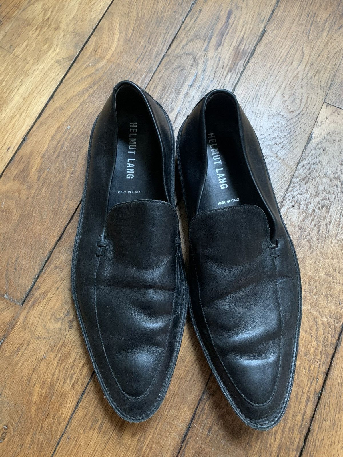 Helmut Lang Leather Loafers