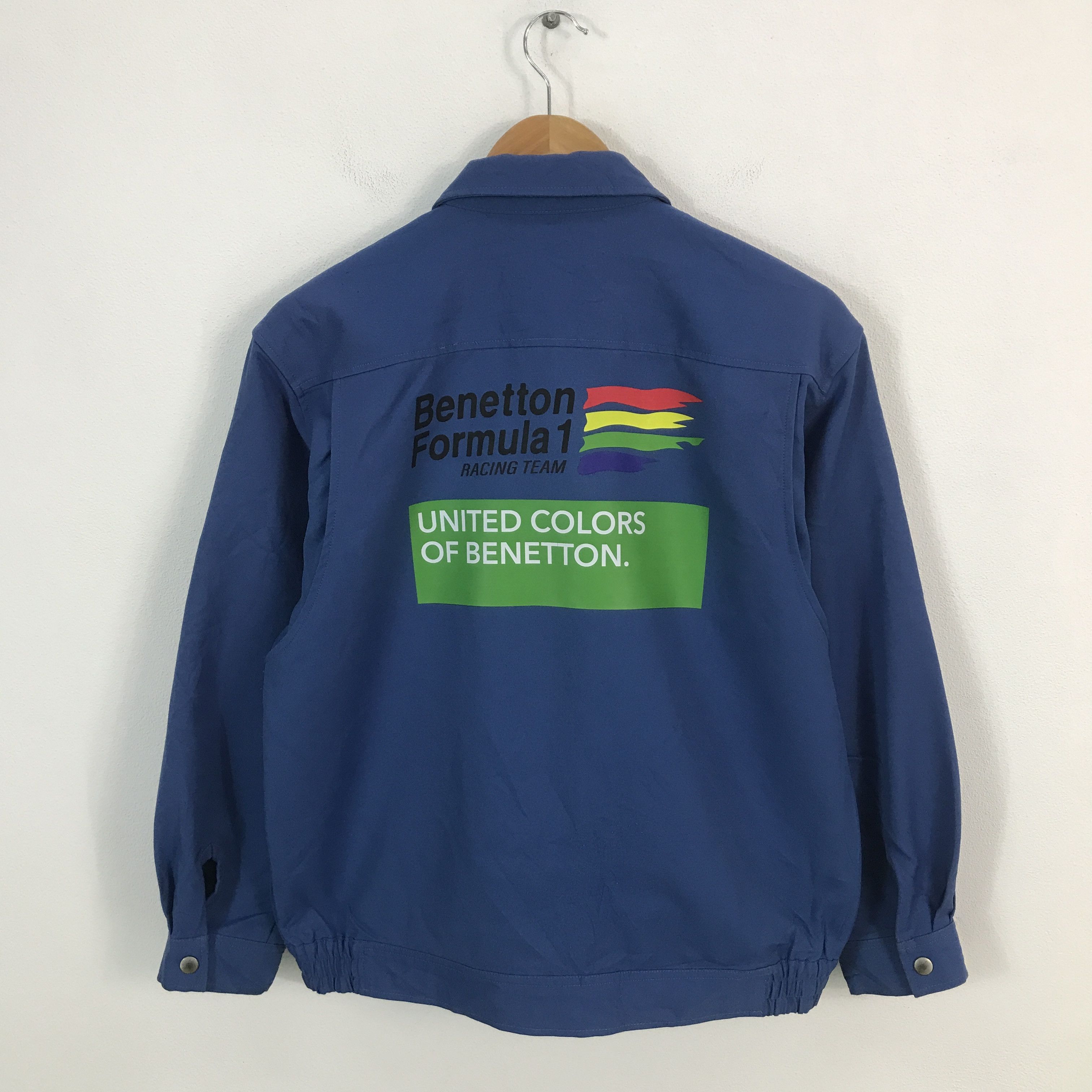 Japanese Brand × United Colors Of Benetton Vtg benetton formula 1 racing works jacket Size US M / EU 48-50 / 2 - 3 Thumbnail