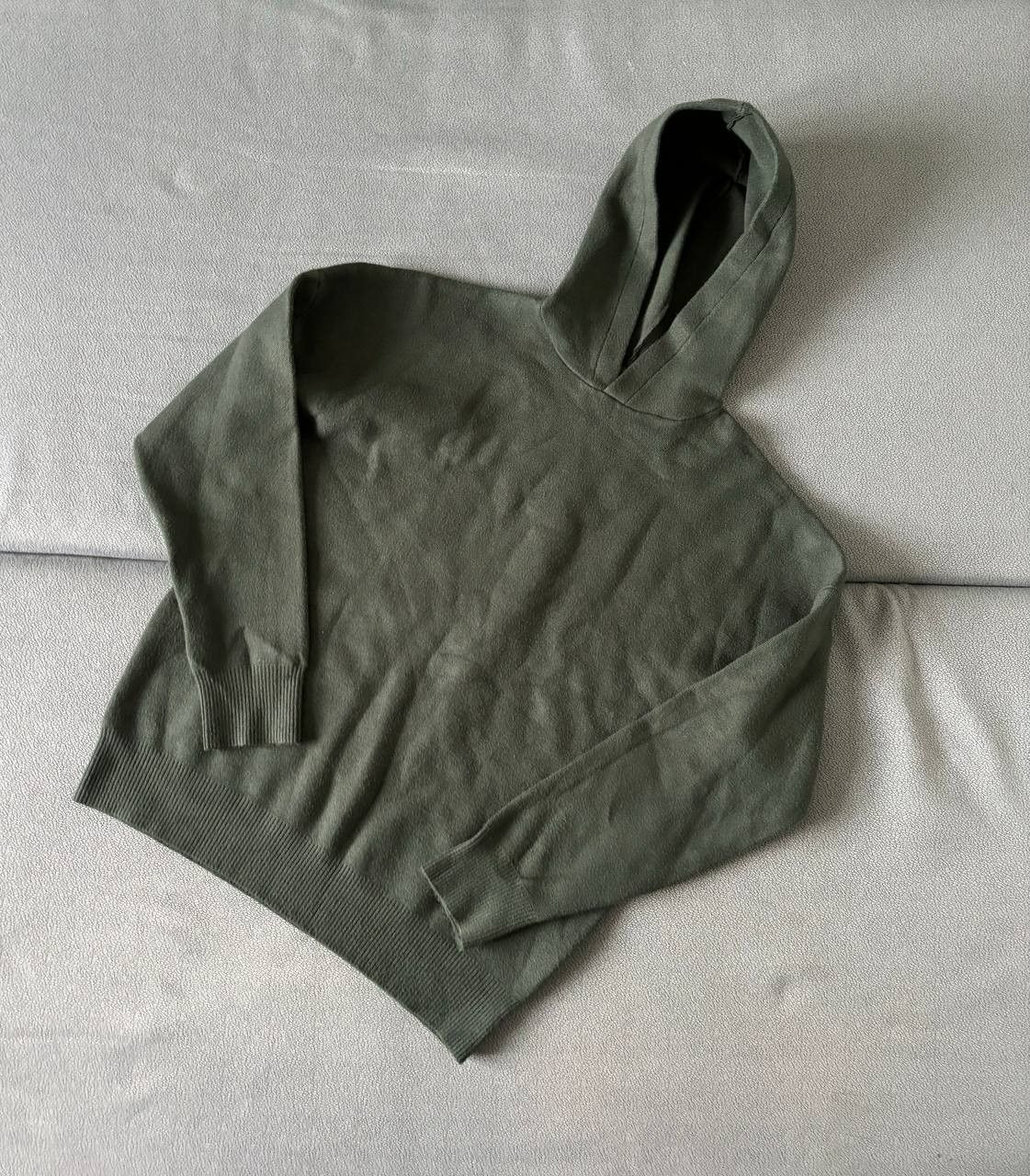 image of Brunello Cucinelli Knit Hoodie in Green, Men's (Size Small)