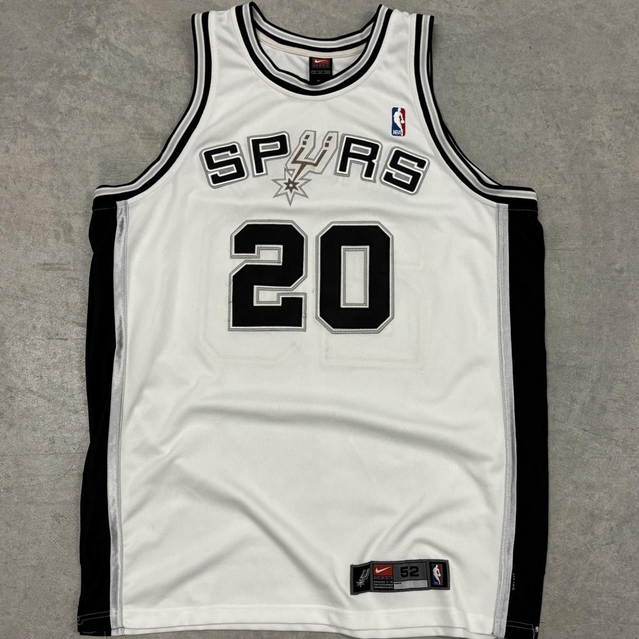 Nike Vintage Manu Ginobili San Antonio Spurs Stitched Jersey Size US XXL / EU 58 / 5 - 1 Thumbnail