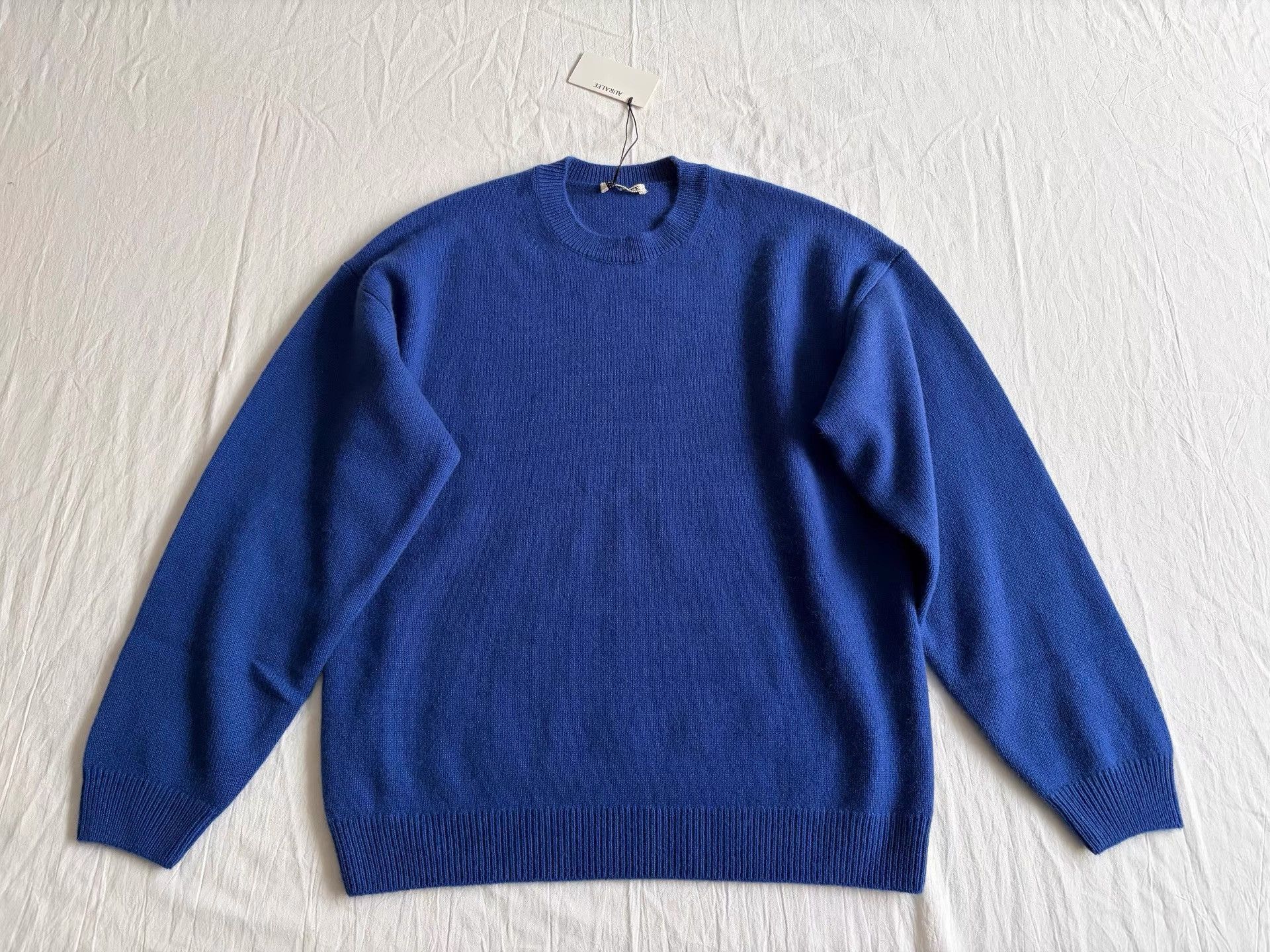 Auralee Blue Long Sleeve Sweater Size L Size US L / EU 52-54 / 3 - 1 Thumbnail