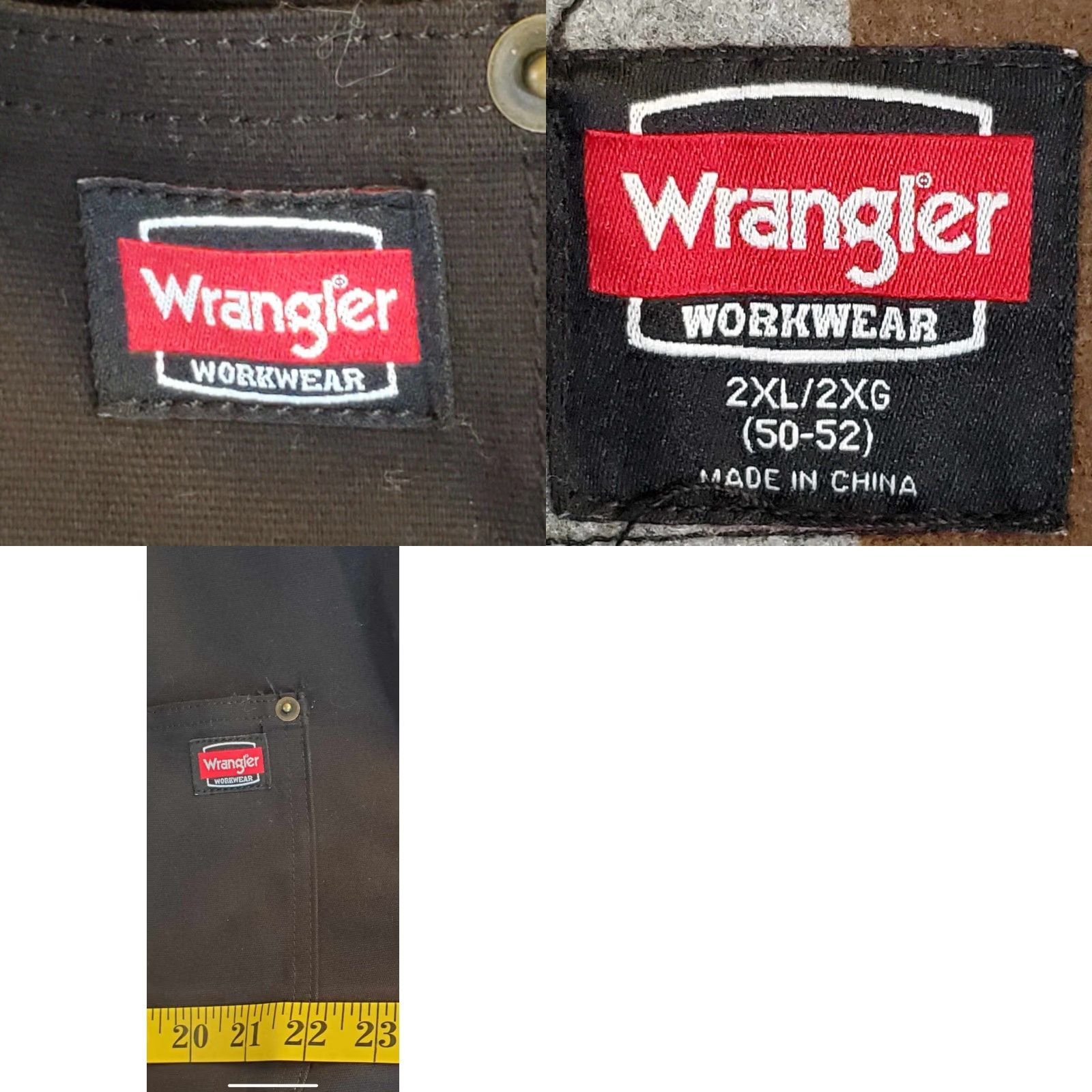 Wrangler VINTAGE Wrangler Big Ben Blanket Lined Jacket Men's 2XLT Black Wool 400 Canvas 2XL 2TG Overcoat 90s USA Hiking Hunting Walking Size US XXL / EU 58 / 5 - 9 Thumbnail