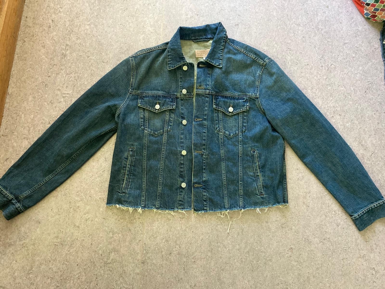 Maison Margiela（旧Maison Martin Margiela） - ▪️02’s【MARTIN MARGIELA⑥】DENIM JACKET Maison Martin Margiela 6 black coated denim jacket — spring