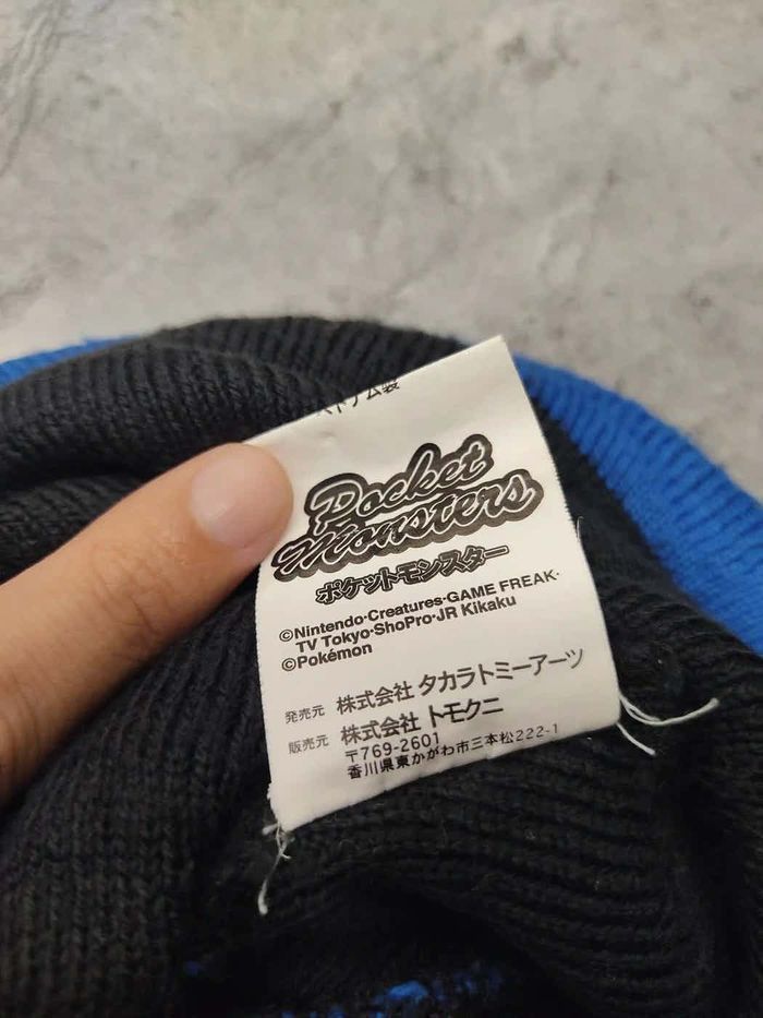 Japanese Brand Poket Monster By Pokemon Beanie Size ONE SIZE - 3 Thumbnail