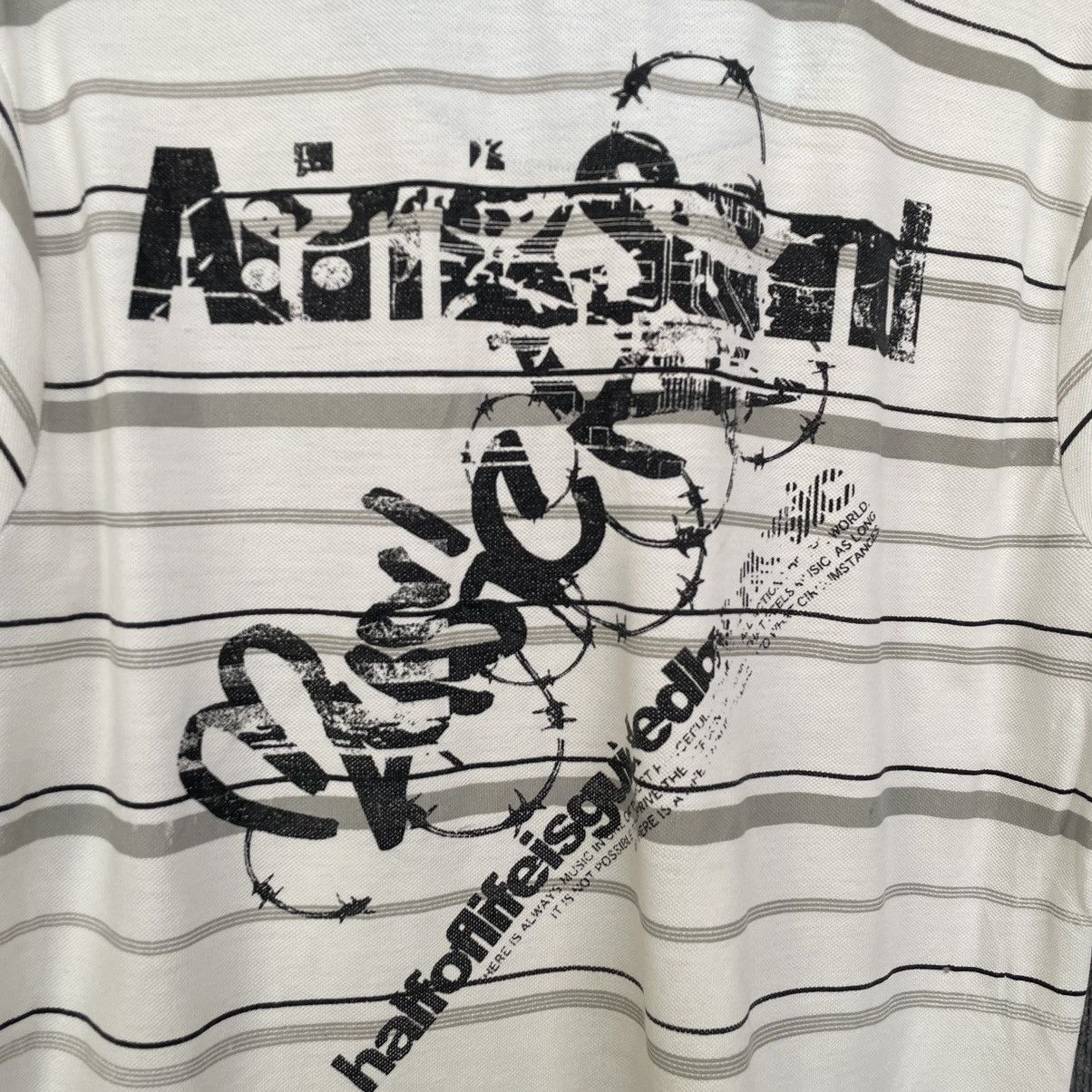 Affliction × If Six Was Nine × Japanese Brand Beaumont Carr Ifsixwasnine Affliction Cyber Gothic Polo Tee Size US XL / EU 56 / 4 - 8 Thumbnail