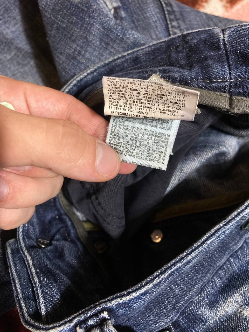 Diesel Vintage 90s Y2K Distressed Diesel Leanty Jeans baggy pants Size US 34 / EU 50 - 3 Thumbnail
