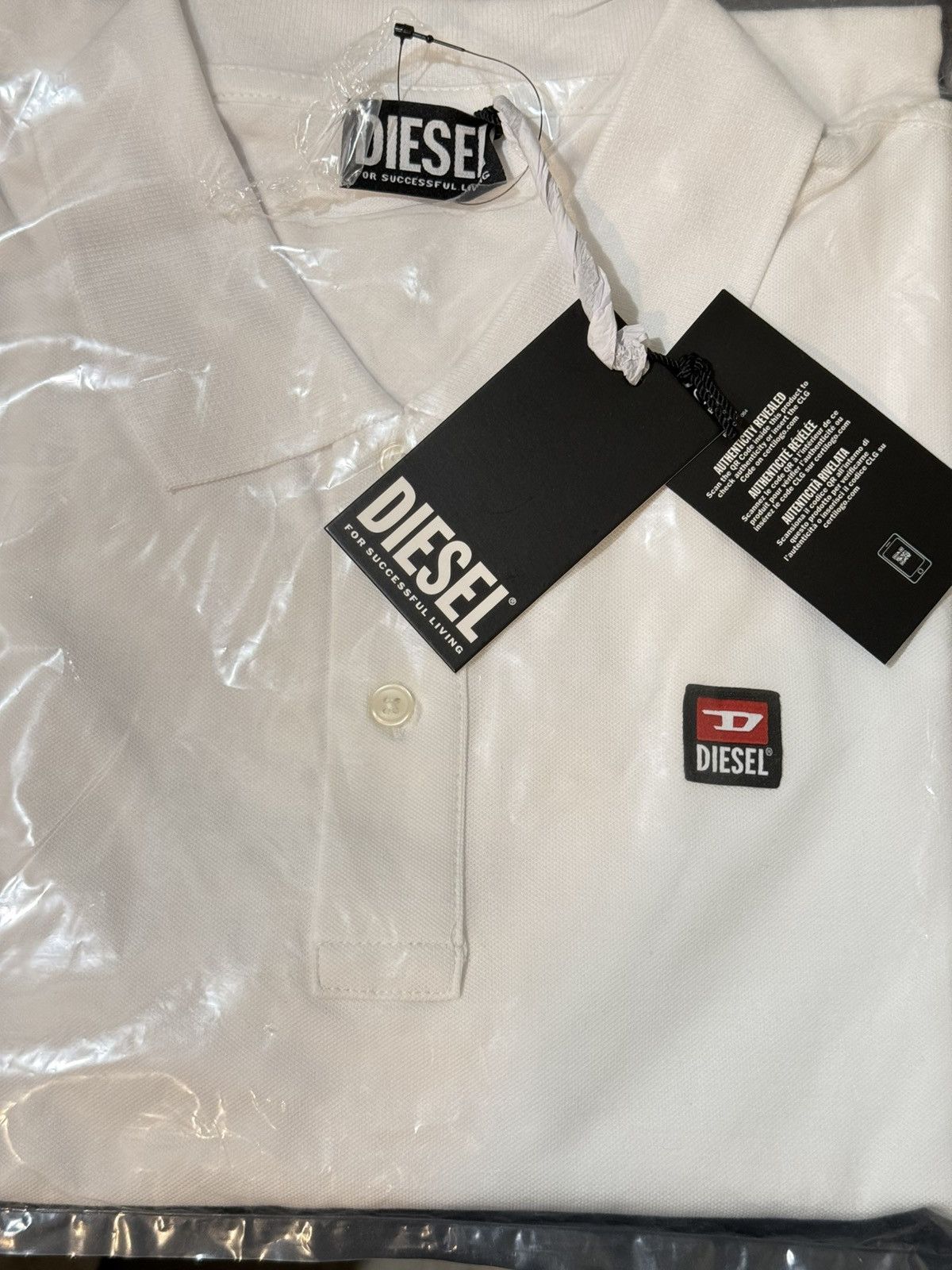 Diesel Diesel polo Smith with patch logo US L Size US L / EU 52-54 / 3 - 2 Thumbnail