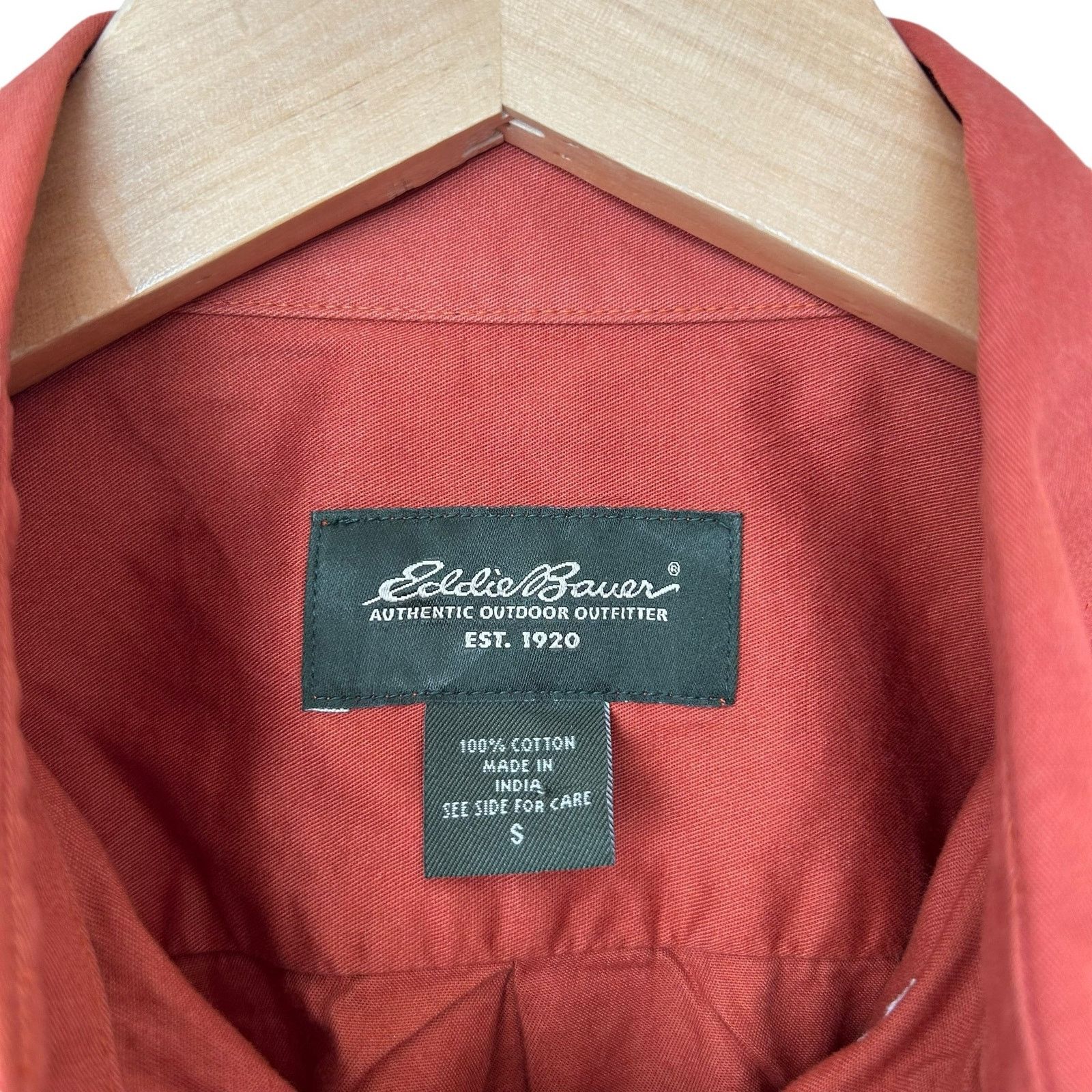 Eddie Bauer Eddie Bauer Orange Long Sleeve Button Down Sz S Size US S / EU 44-46 / 1 - 3 Thumbnail
