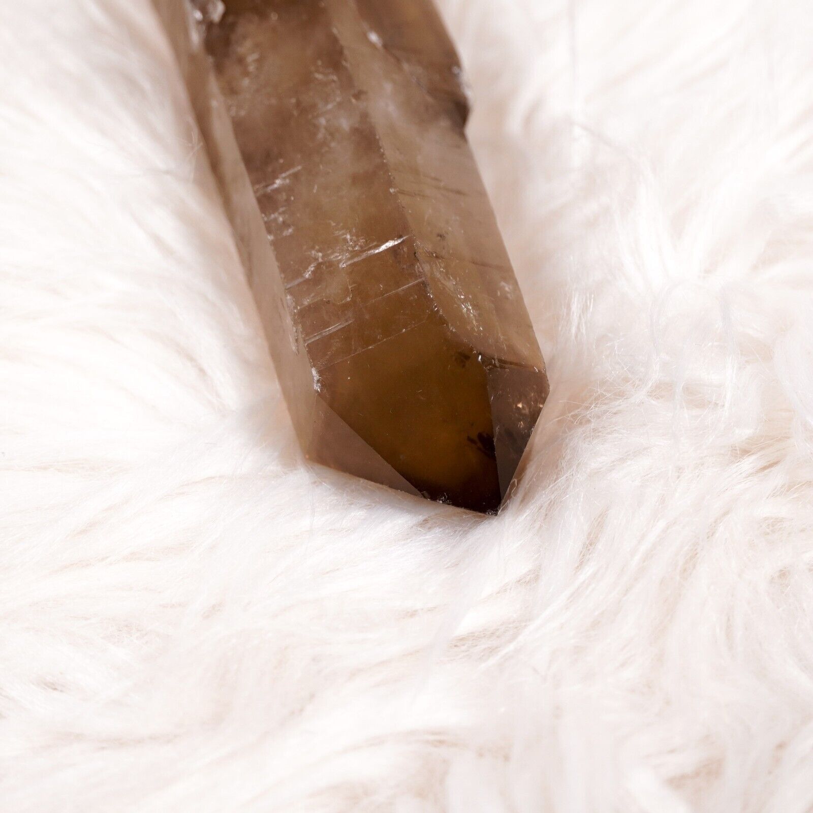 Other Large Smokey Quartz Crystal Point 4.5" Healing Gemstone Wand Size ONE SIZE - 5 Thumbnail