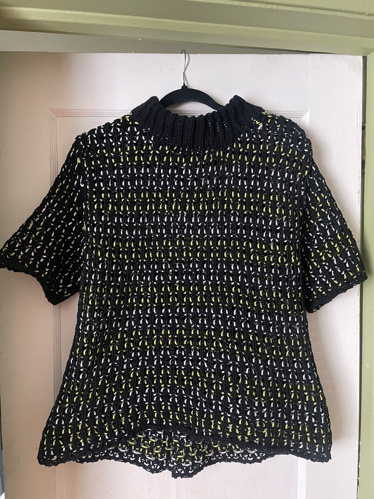 image of Namacheko Knit Shirt Ns19 0706 in Black, Men's (Size Small)