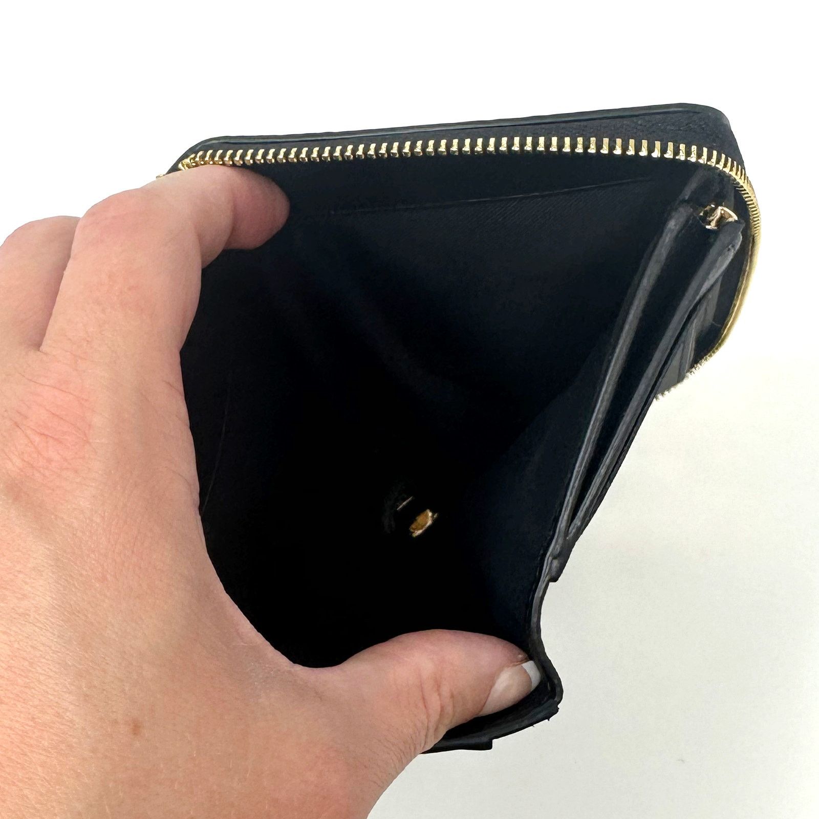 Coach Coach Medium Id Zip Wallet in Black Leather C4124 New Size ONE SIZE - 6 Thumbnail