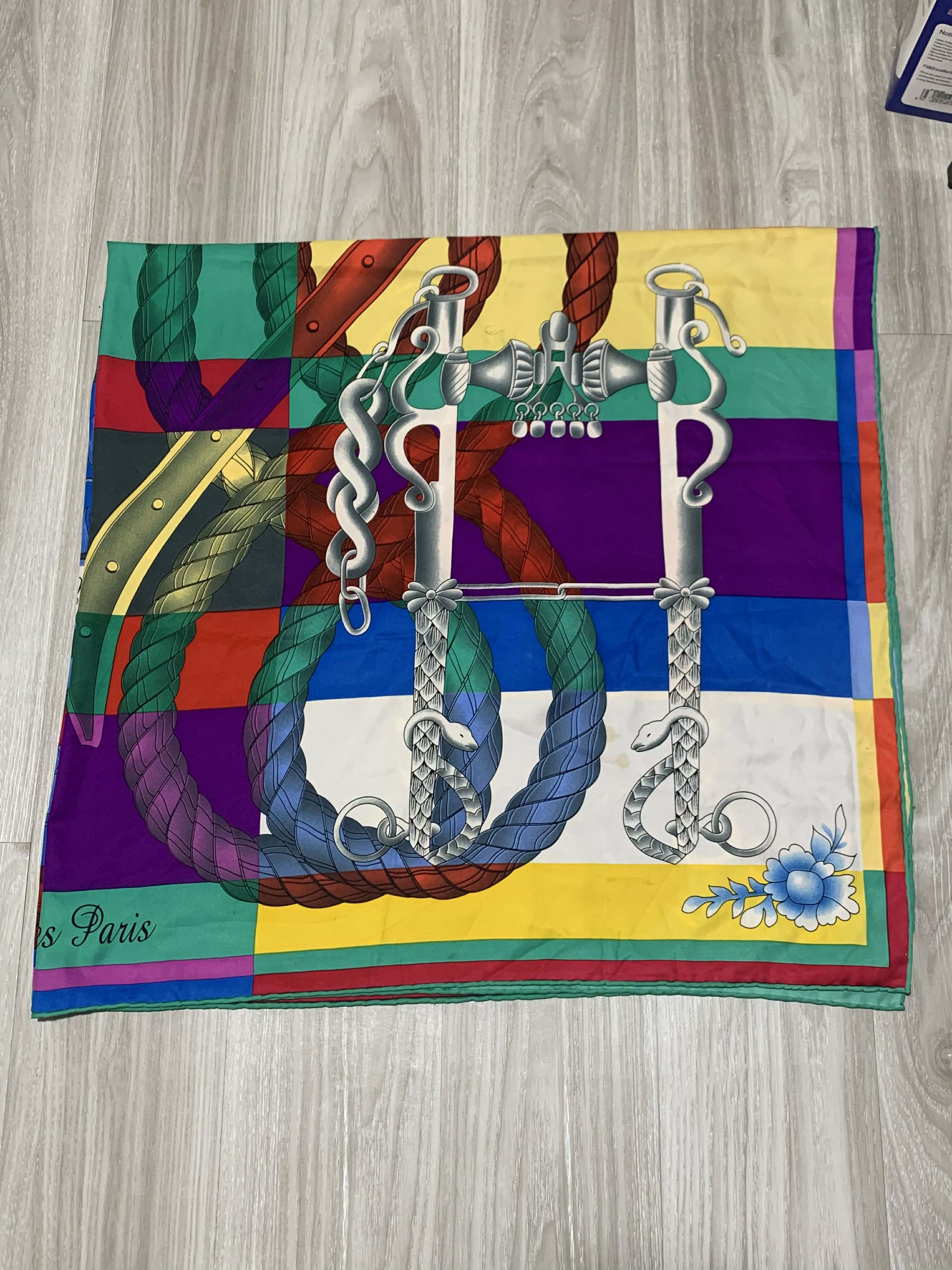 Hermes Hermès "Della Cavalleria" Silk Scarf Size ONE SIZE - 5 Thumbnail