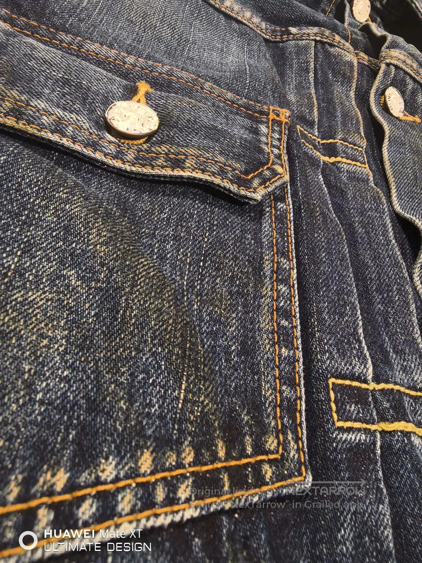 Visvim unique vintage blue denim jacket. Size US M / EU 48-50 / 2 - 4 Thumbnail