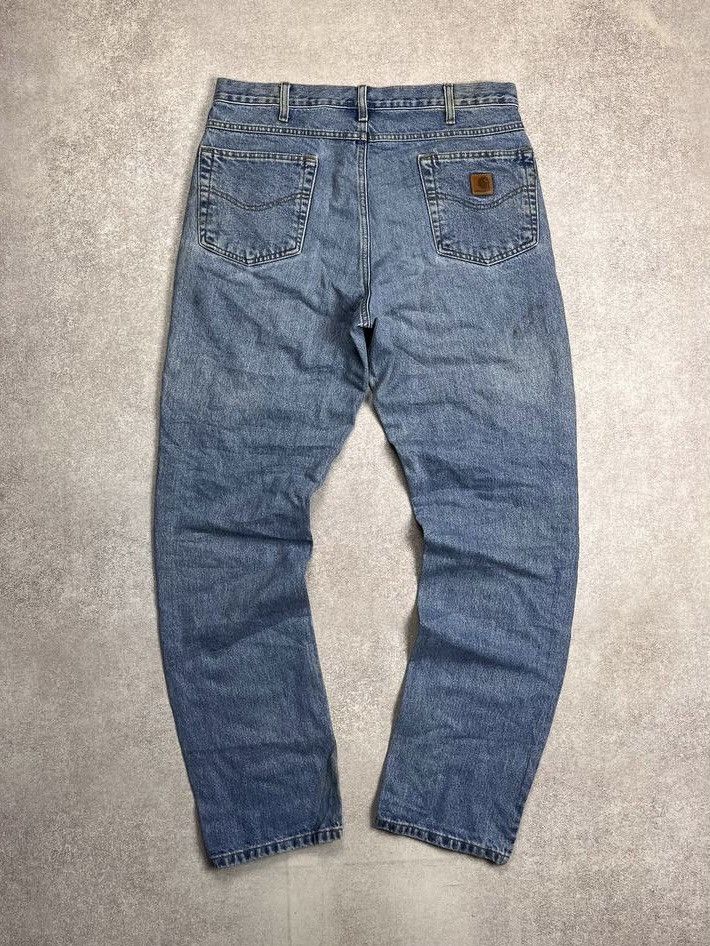 Carhartt × Vintage Vintage Carhartt Baggy Denim Straight Jeans Y2K 34 Size US 34 / EU 50 - 1 Thumbnail