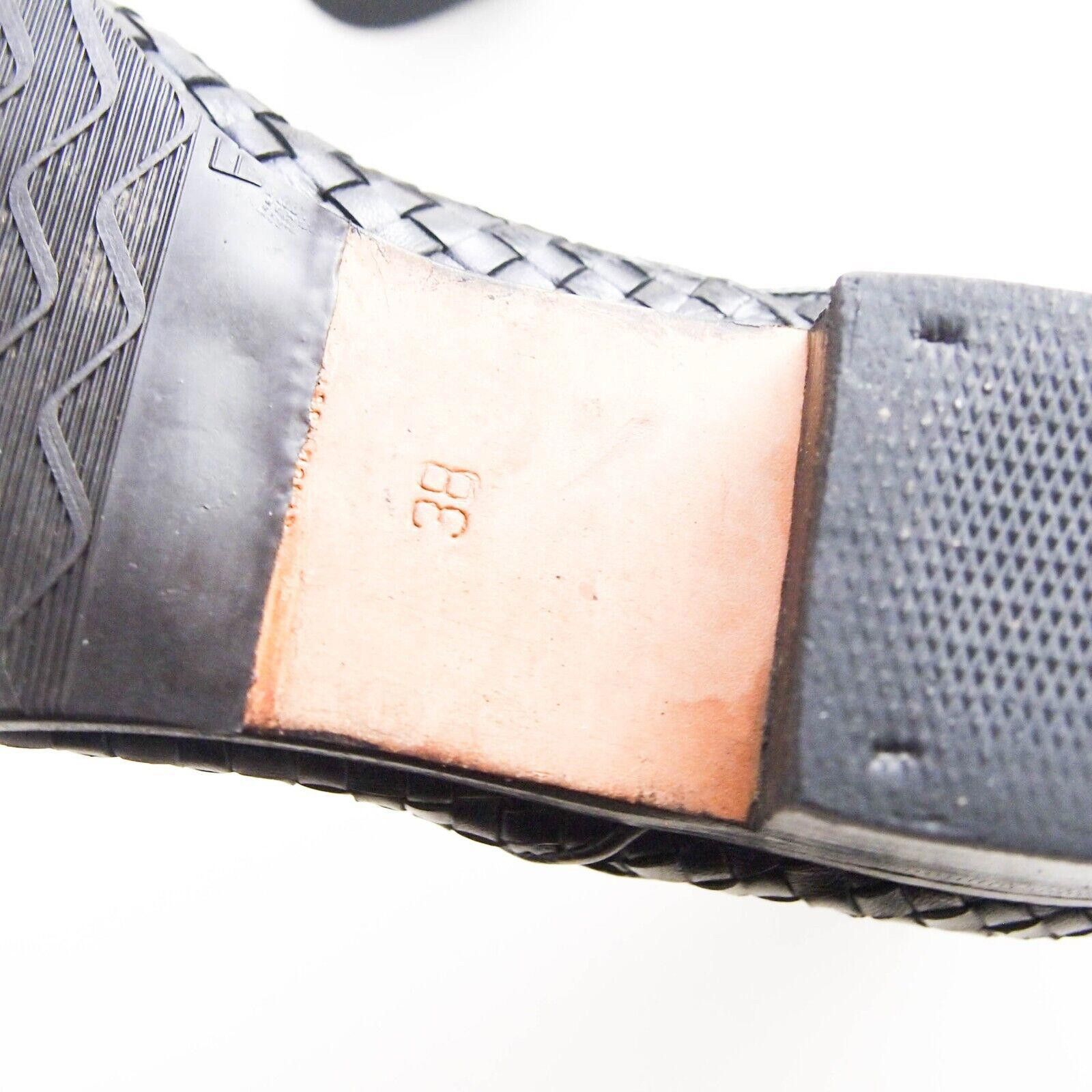 Bally Bally Nieva Chelsea Boots Black Braided Leather US 7.5 EU 38 Size US 7.5 / IT 37.5 - 7 Thumbnail