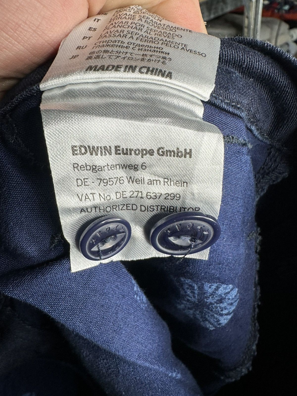 Edwin Edwin Indigo Cotton 55 Chino Pants Size 30x33 Size US 30 / EU 46 - 8 Thumbnail