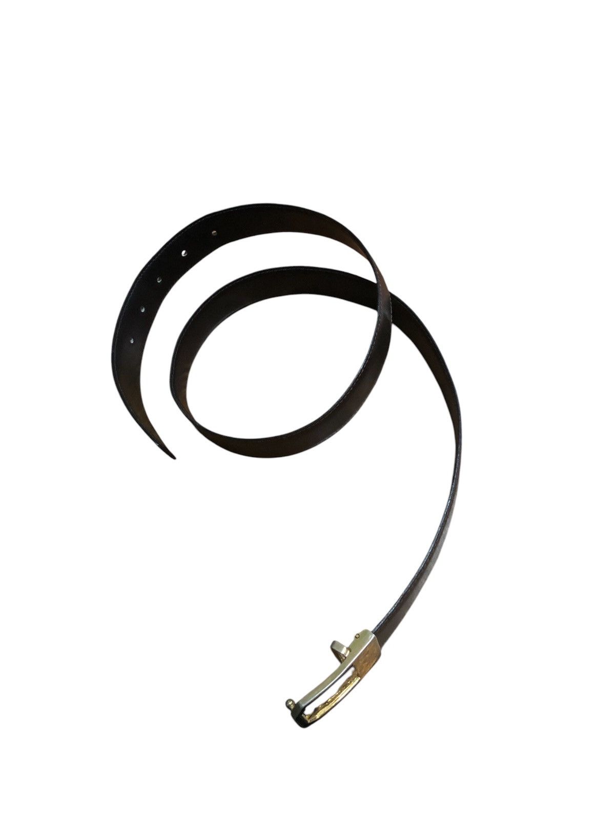 Celine × Designer Vintage Celine Leather Belt (unisex) Size 30 - 13 Thumbnail
