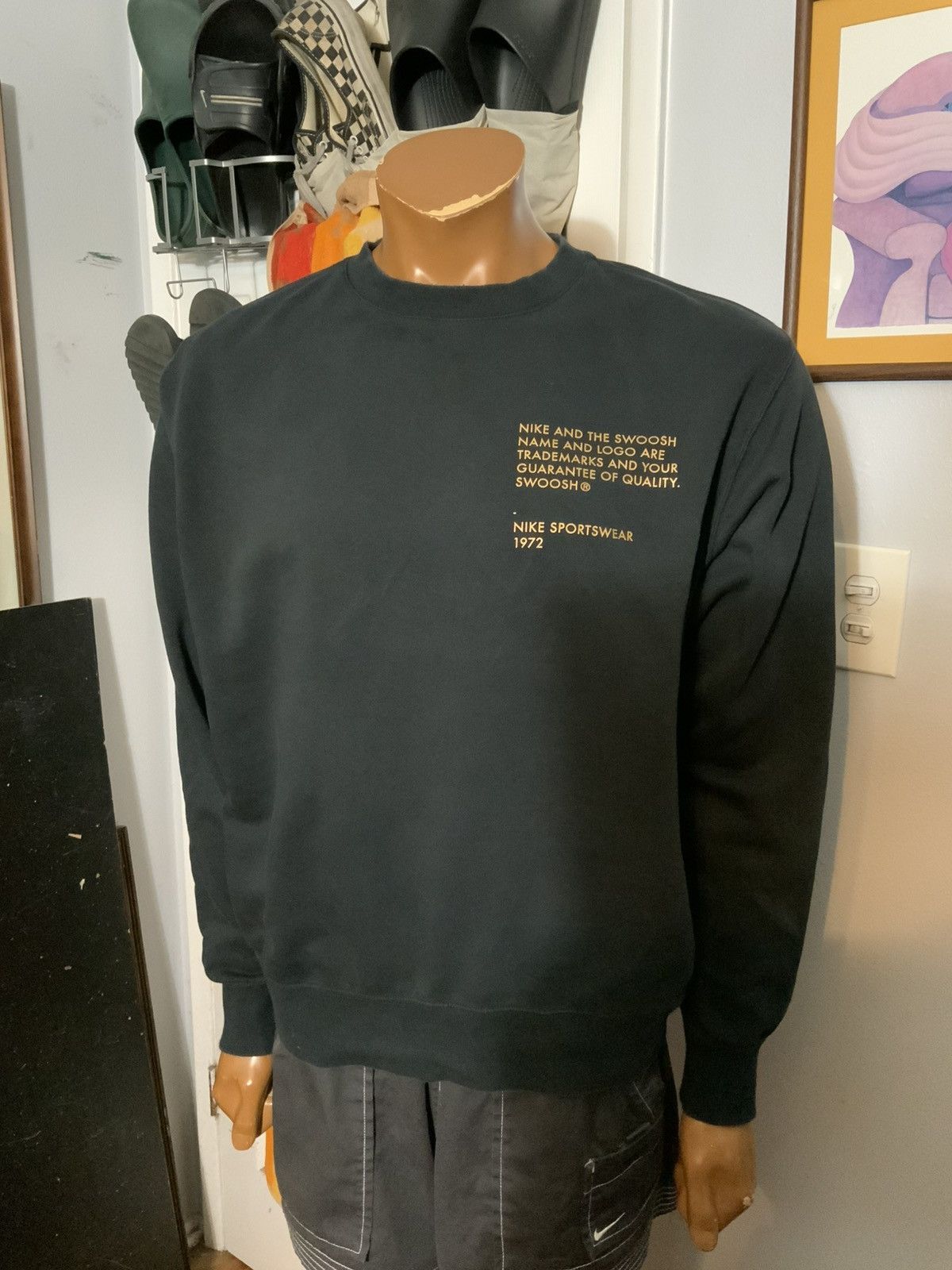 Nike Nike NSW Sportswear Swoosh Club Fleece Crewneck Sweatshirt Size US M / EU 48-50 / 2 - 7 Thumbnail