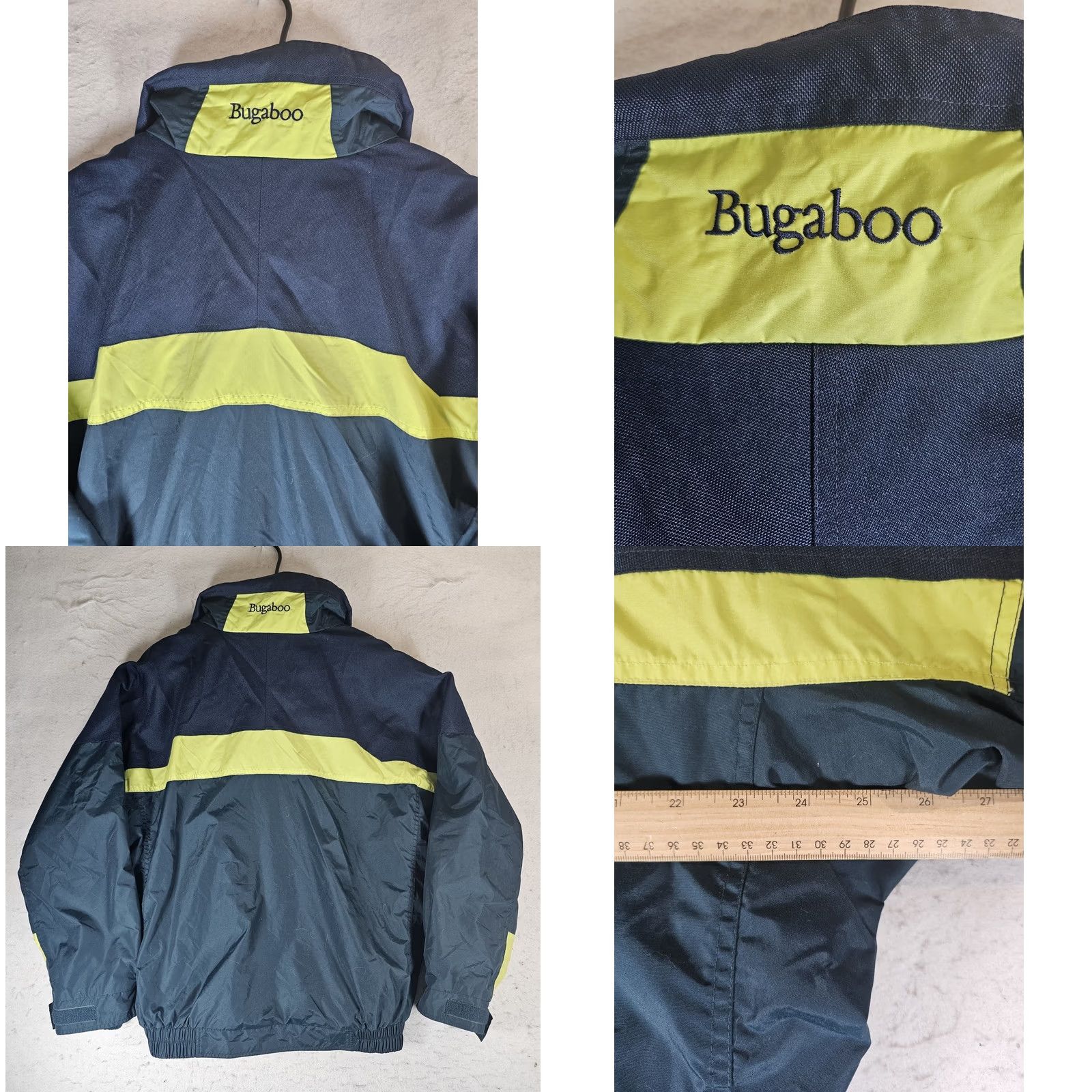 Etro VINTAGE Columbia Bugaboo 3-in-1 Jacket Green & Yellow Mens Large 90s Retro Size US L / EU 52-54 / 3 - 9 Thumbnail