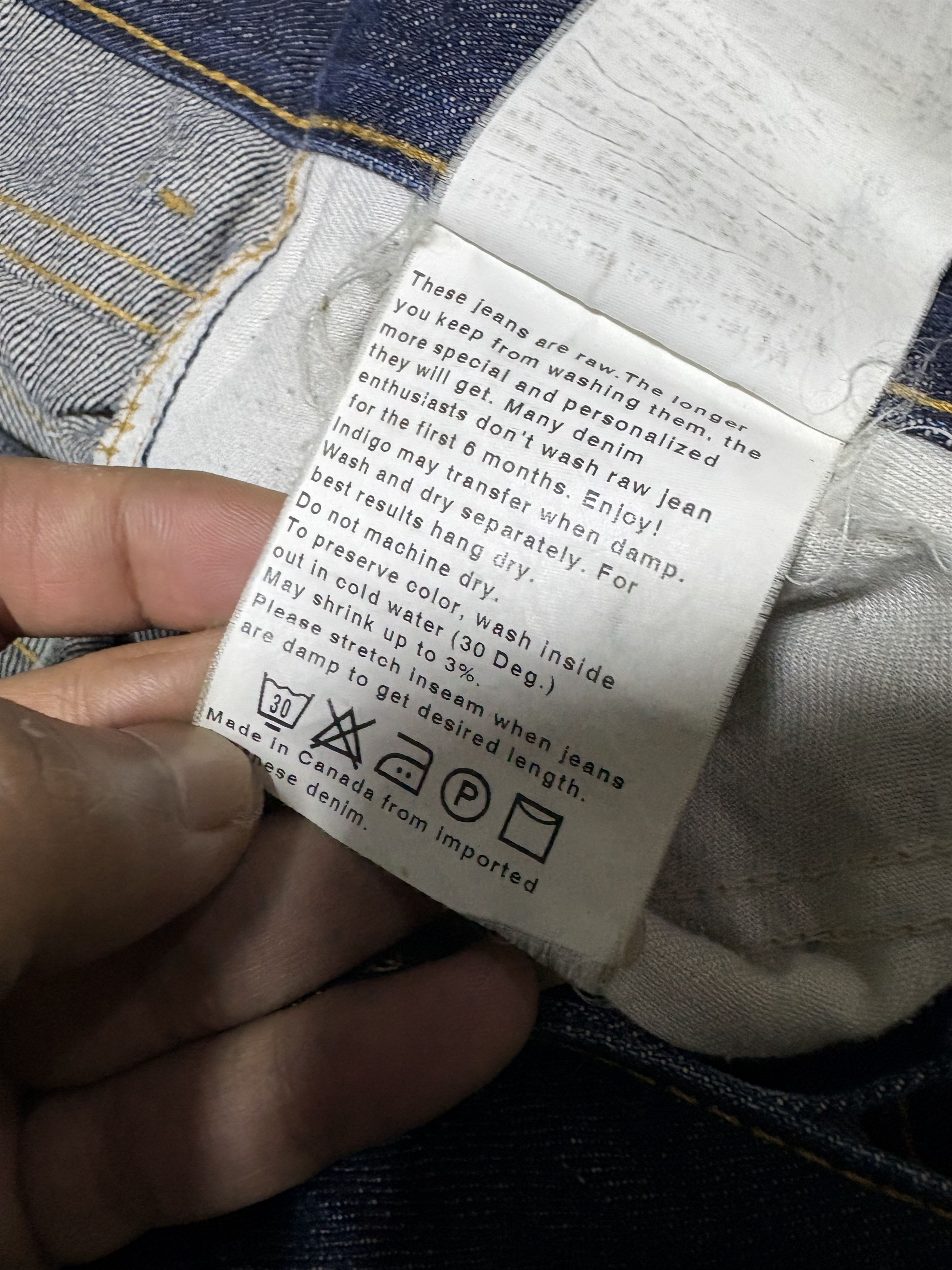 Naked & Famous Naked & famous selvage denim pants Size US 30 / EU 46 - 11 Thumbnail