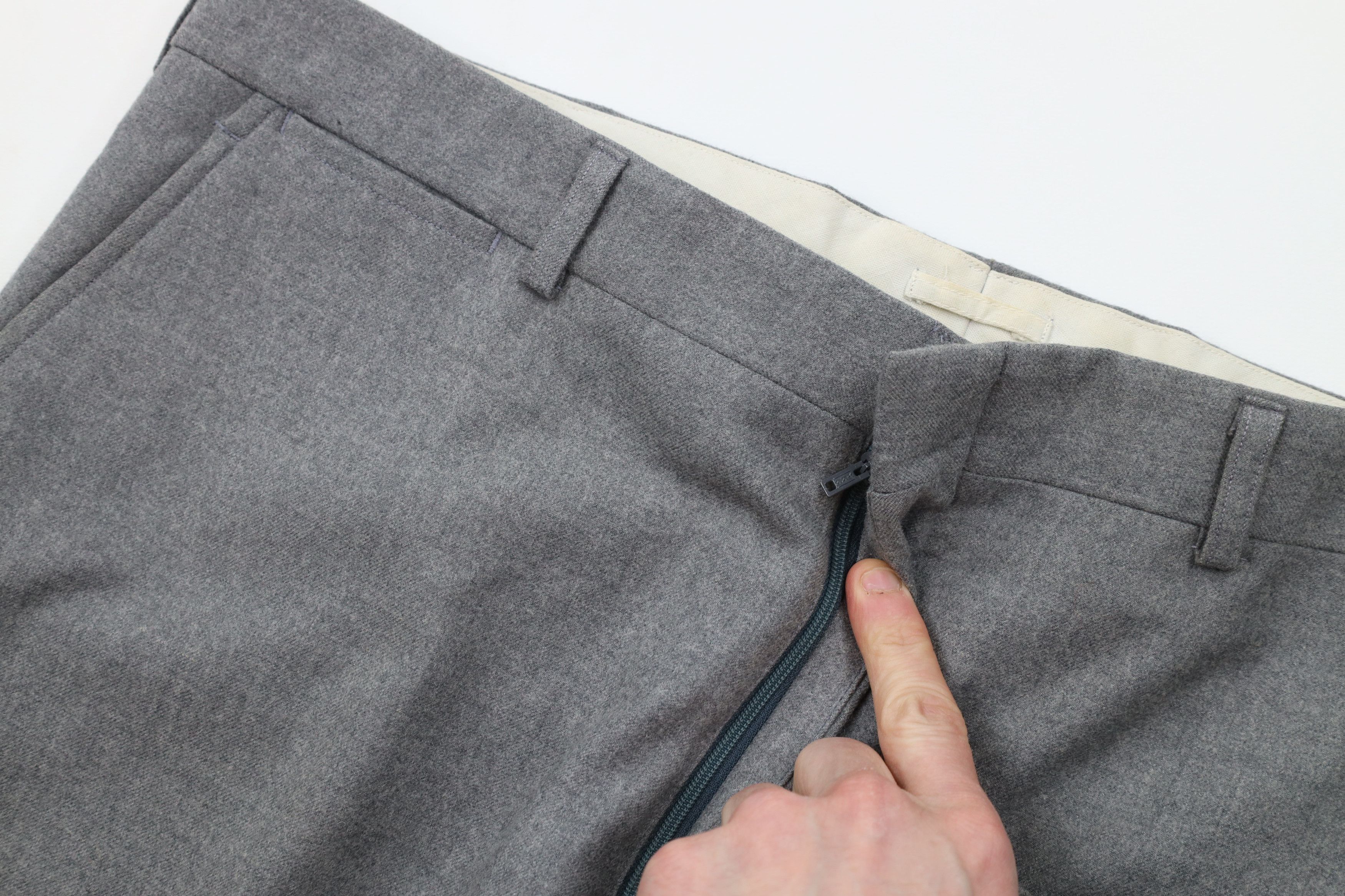Vintage 70s Streetwear Heavyweight Wool Bell Bottoms Pants