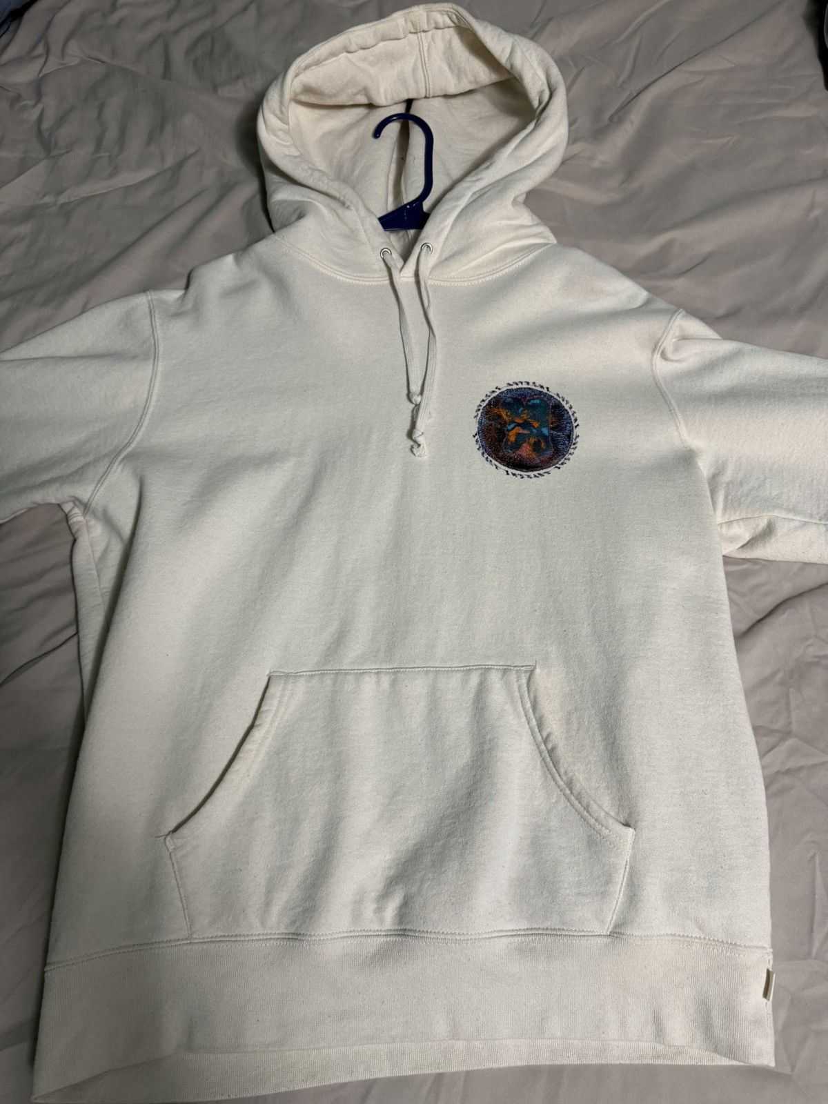 image of Supreme Embryo Hoodie in White, Men's (Size Medium)