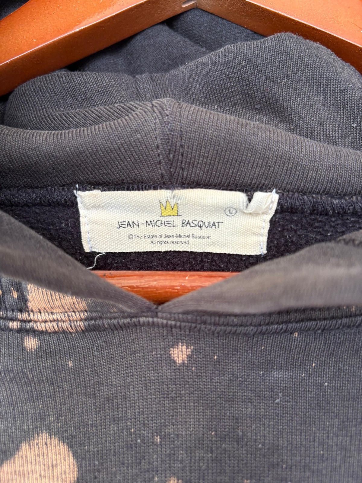 Jean-Michel Basquiat VTG Jean Michel Basquiat MilesDavisAllStar Hoodies Acid Wash Size US L / EU 52-54 / 3 - 11 Thumbnail